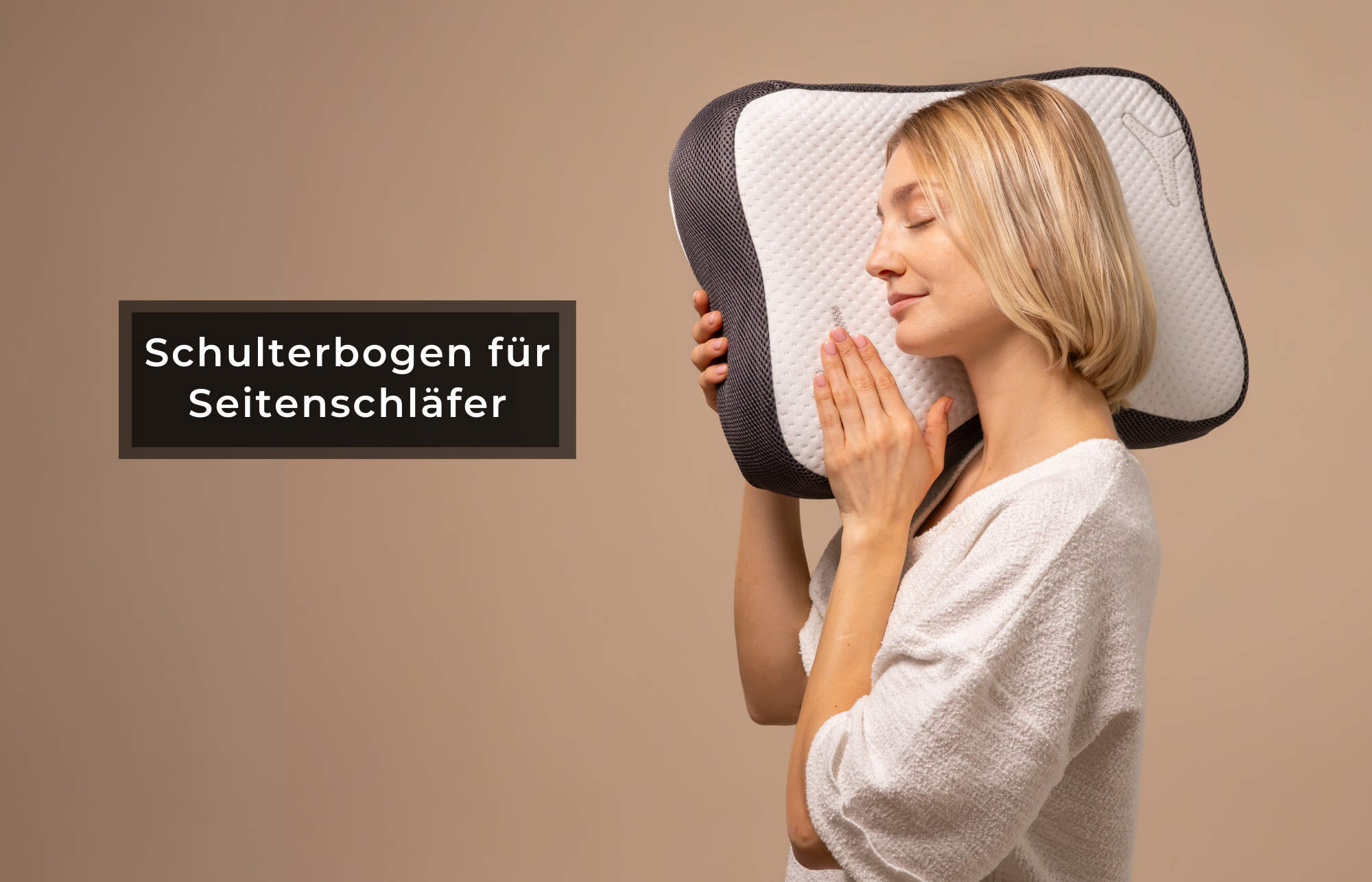 ReCharge Nackenstütz-Kopfkissen für optimale Erholung mit Bambus-Aktivkohle - Third of Life