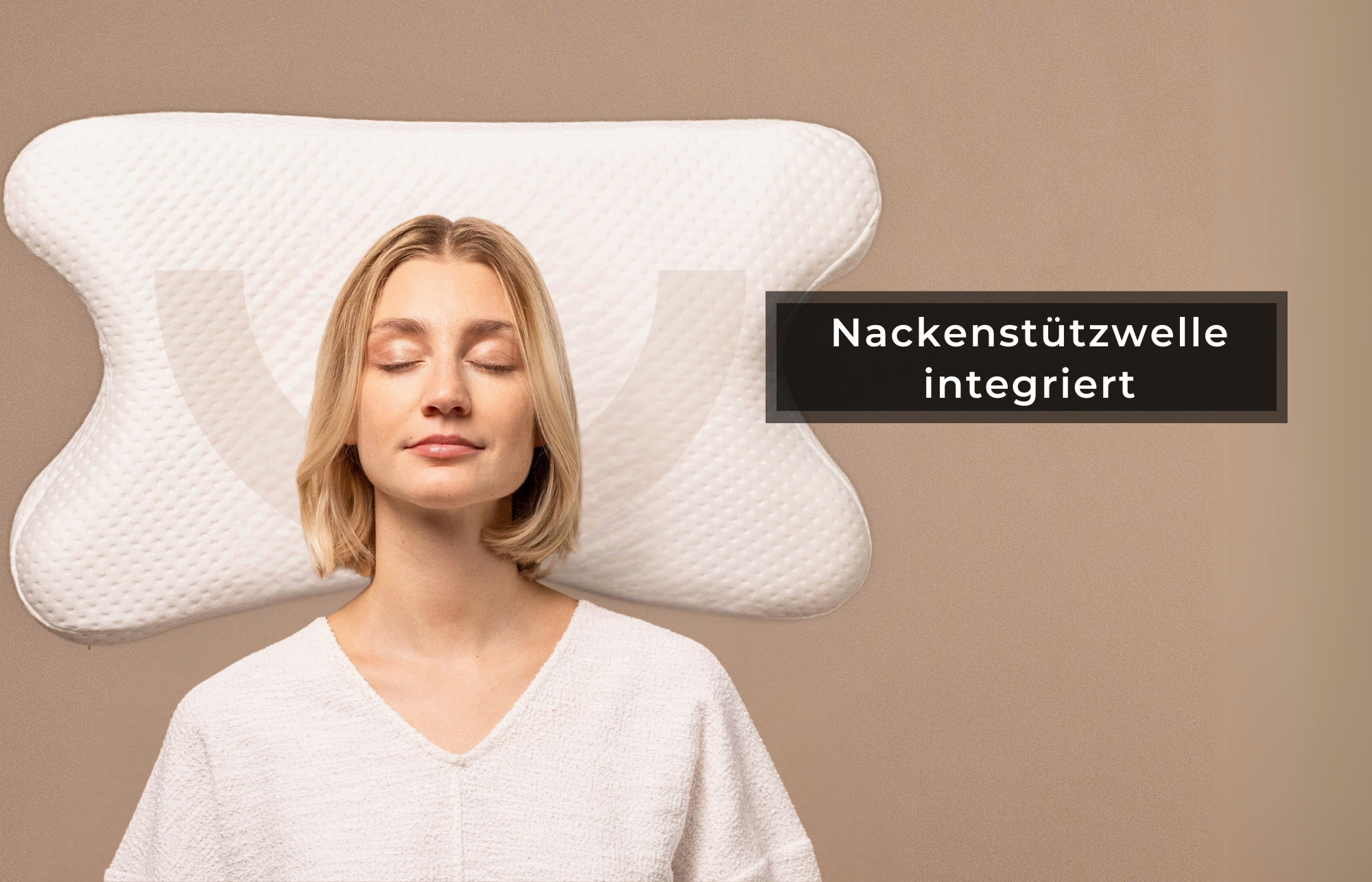 aiLigner Pillow - Anpassbares Nackenstützkissen für erholsamen Schlaf - Third of Life