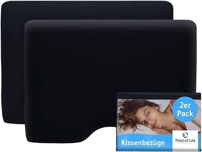 GIANFAR Baumwoll-Kissenbezug Doppelpack - Third of Life