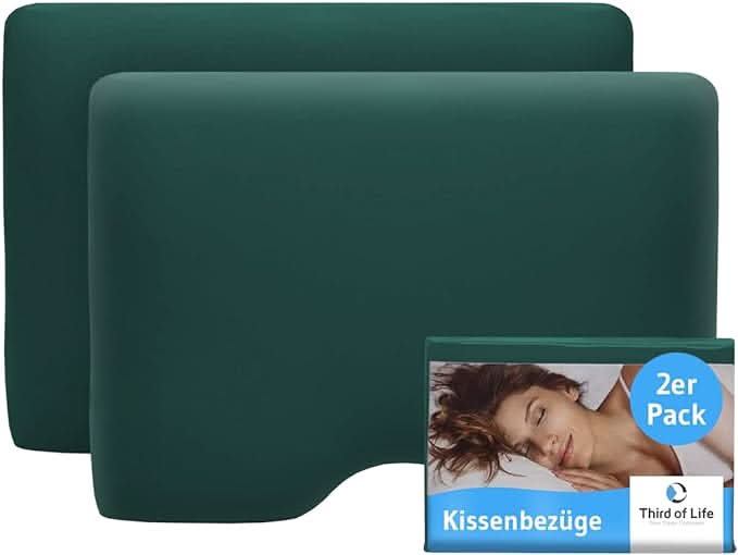 GIANFAR Baumwoll-Kissenbezug Doppelpack - Third of Life