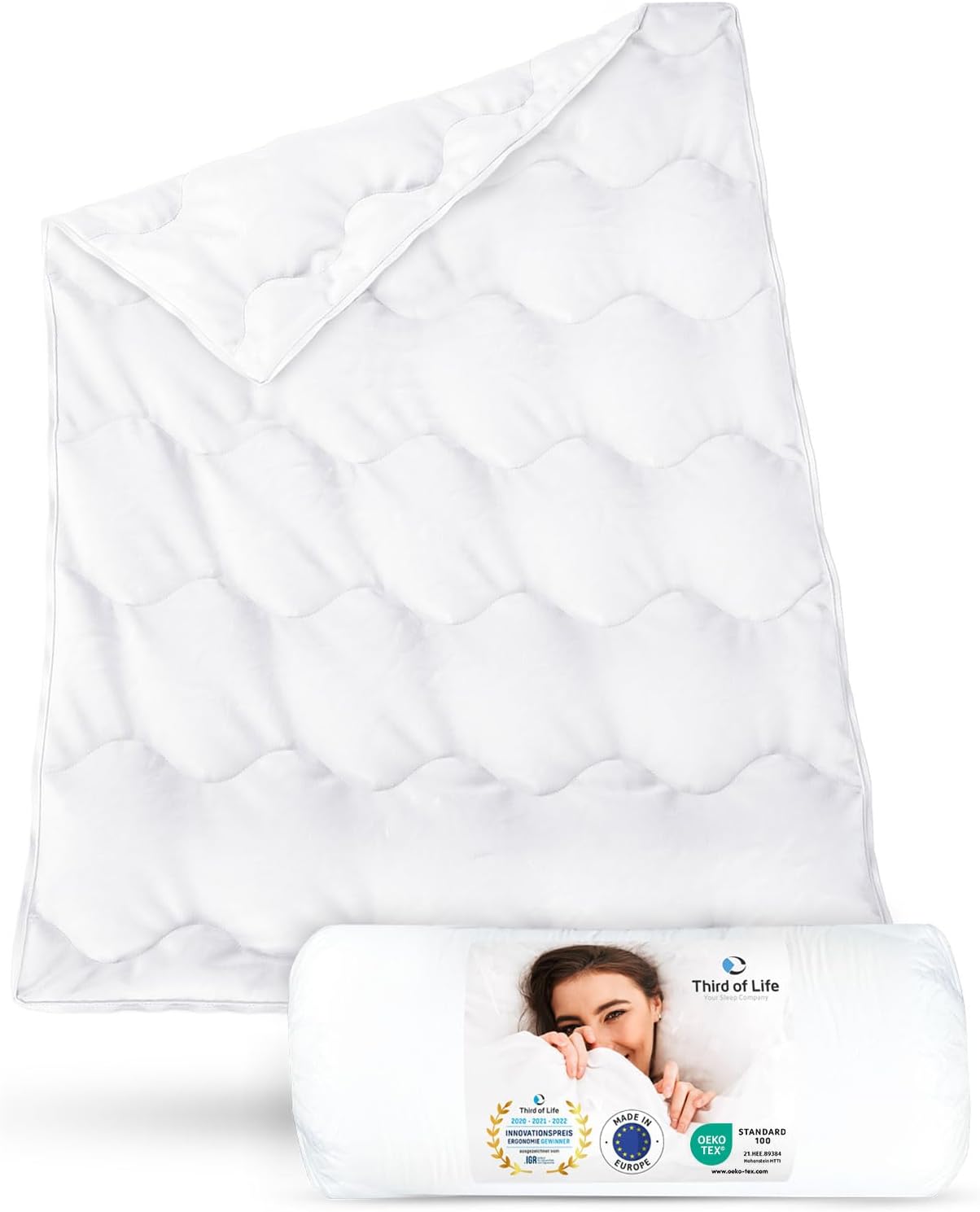 VERDA -Nachhaltige weiche Sommerdecke aus 100% Rcycling Material - Third of Life