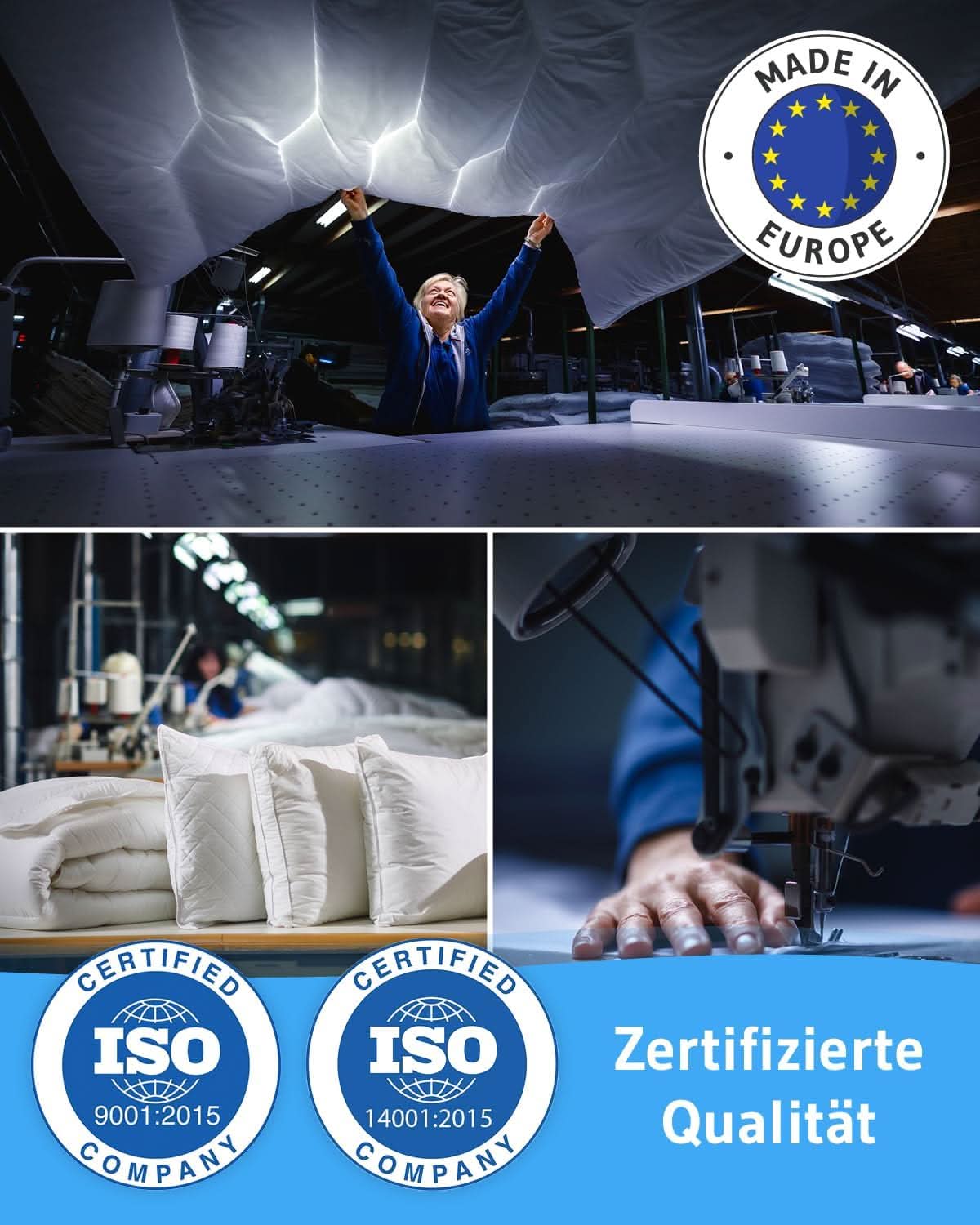 Sommerdecke BLANCO mit Schutz vor Milben & Bakterien - Third of Life