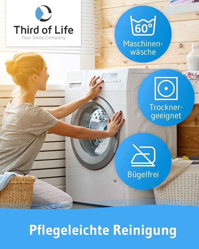 GIANFAR Baumwoll-Kissenbezug Doppelpack - Third of Life