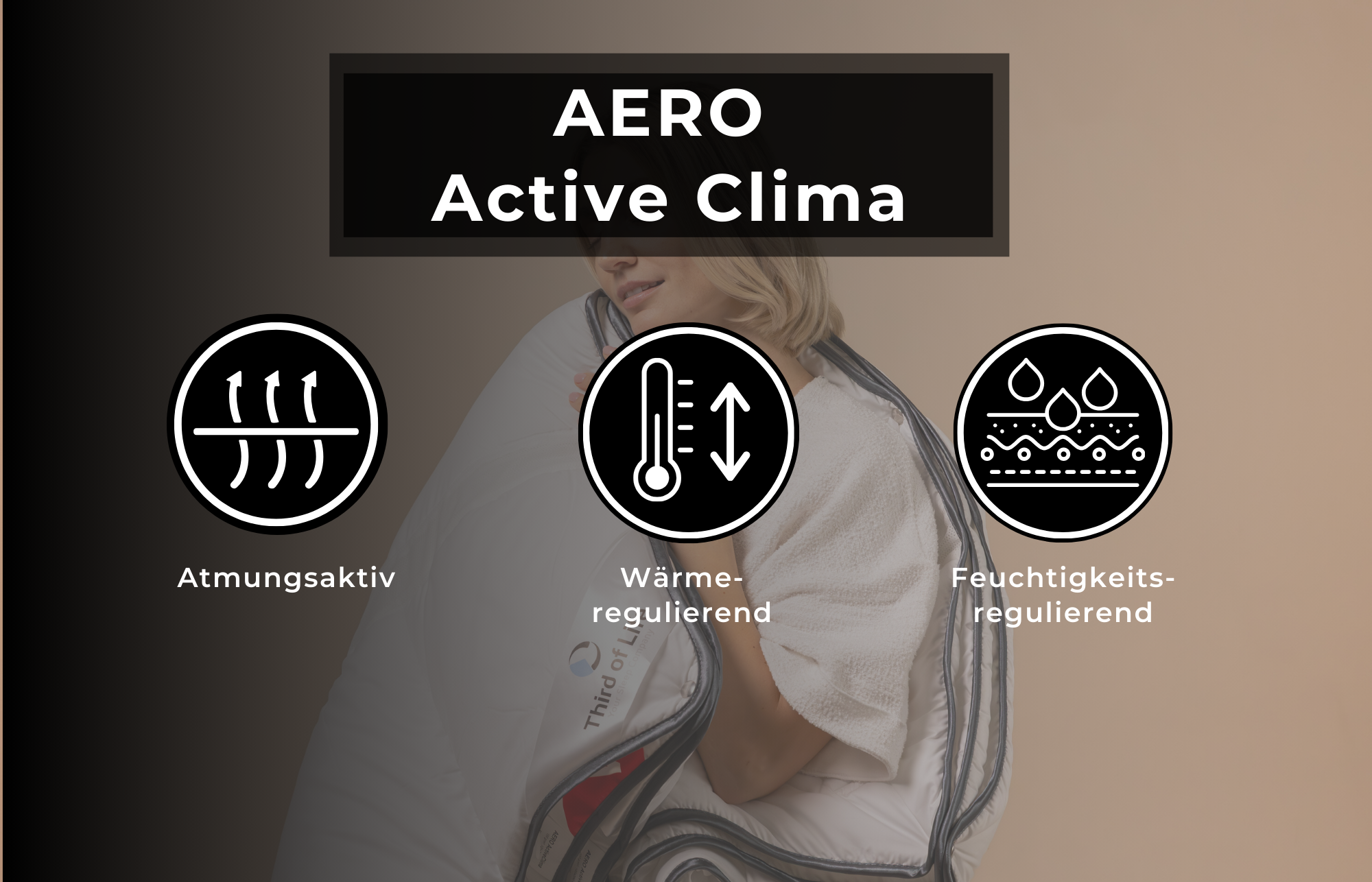 AERO Bettdecke 3-Lagig mit innovativer OptiSleep-Technologie - Third of Life