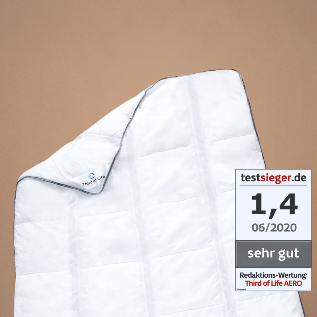 AERO Kinder Ganzjahres-Bettdecke ActiveClima für erholsame Nächte. - Third of Life