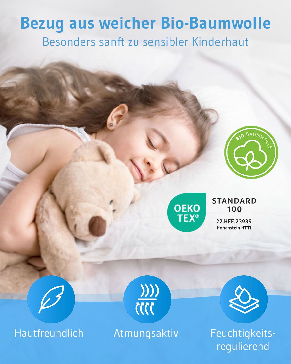 Kinderkissen Tilla 60cm x40cm - Third of Life