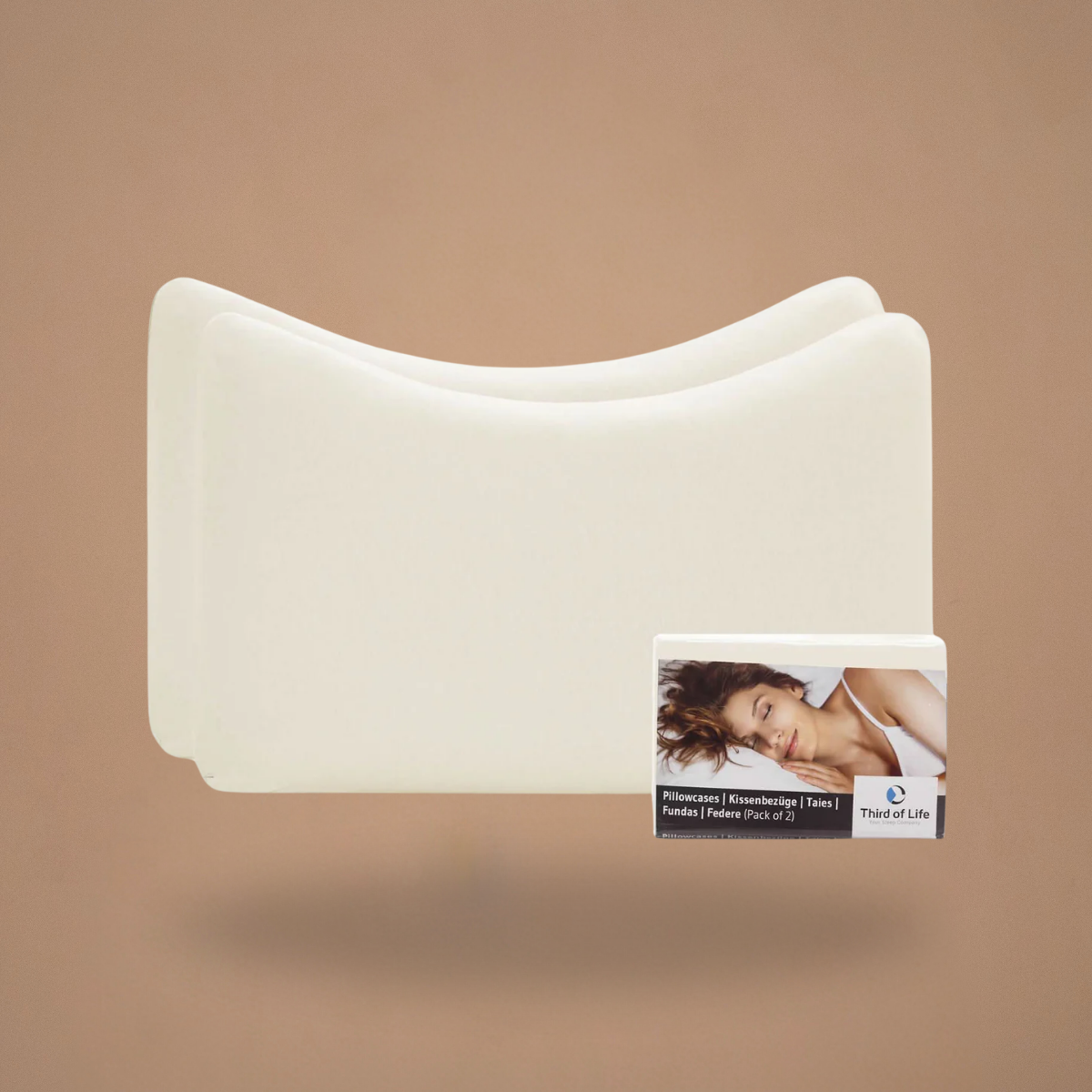 EnergyON/VITAL ice/LUNA Baumwoll-Kissenbezug Doppelpack - Third of Life