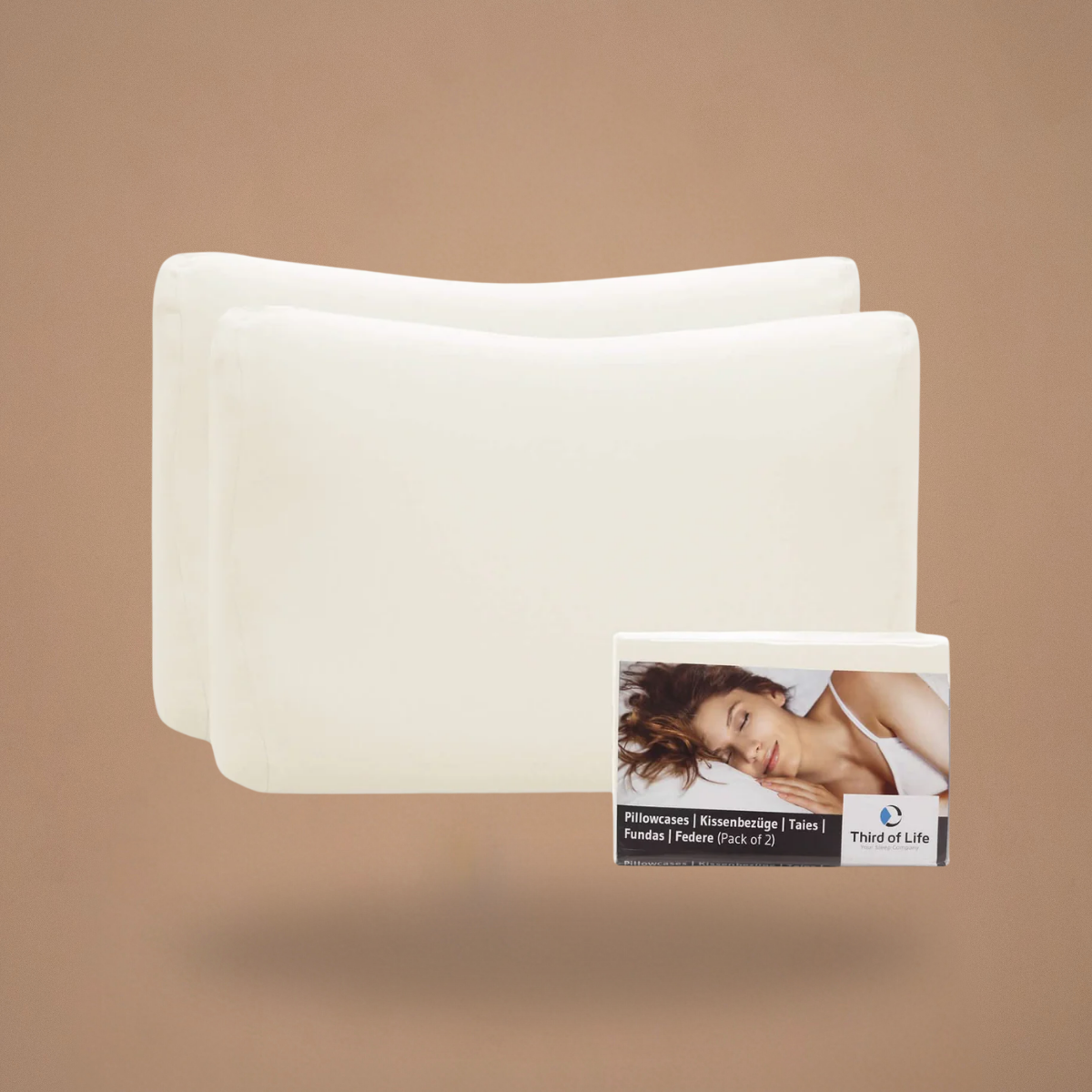 MATAR Baumwoll-Kissenbezug Doppelpack - Third of Life