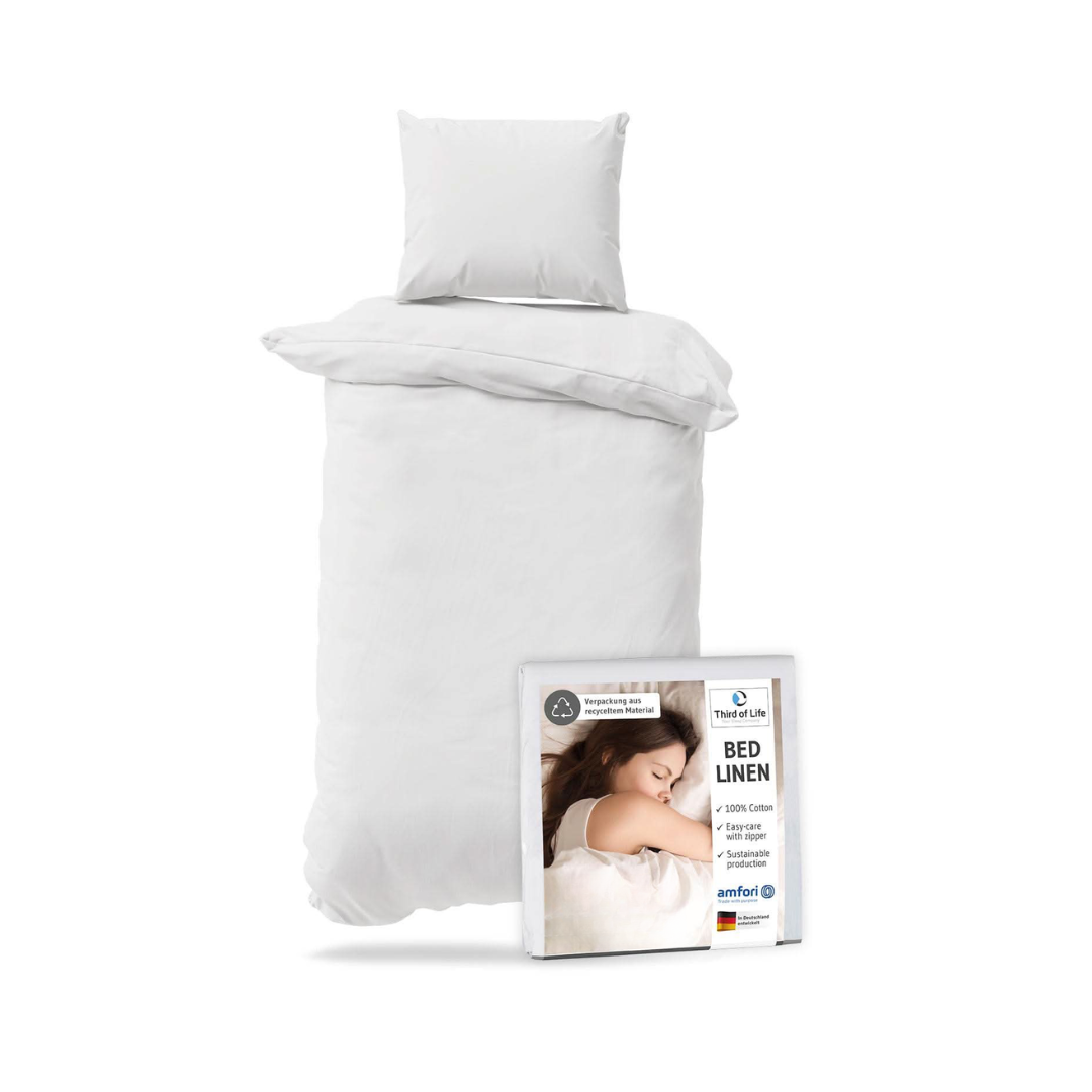 Renforce Bettwäsche NINO - 100% Baumwolle - STANDARD 100 by OEKO-TEX® – leicht & luftig - Third of Life