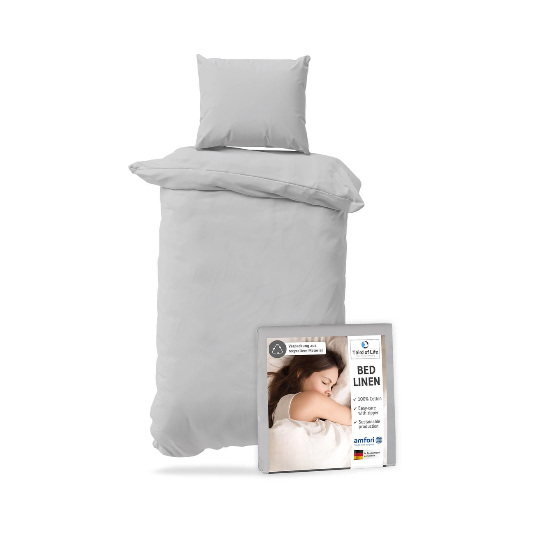 Renforce Bettwäsche NINO - 100% Baumwolle - STANDARD 100 by OEKO-TEX® – leicht & luftig - Third of Life