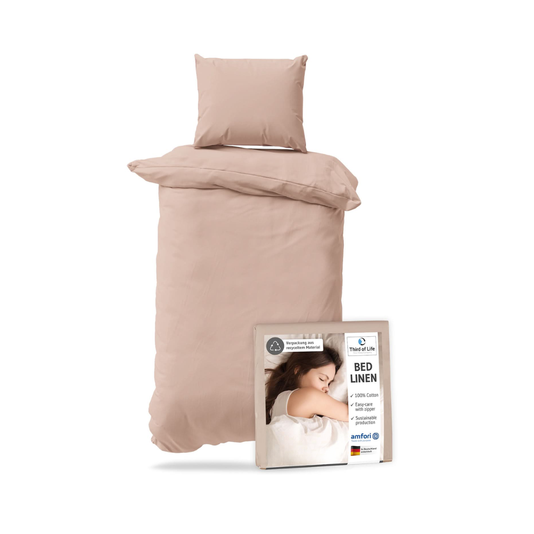 Renforce Bettwäsche NINO - 100% Baumwolle - STANDARD 100 by OEKO-TEX® – leicht & luftig - Third of Life