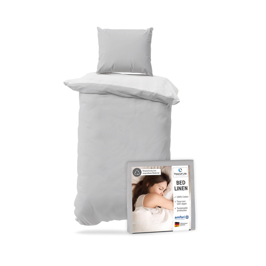 Renforce Bettwäsche NINO - 100% Baumwolle - STANDARD 100 by OEKO-TEX® – leicht & luftig - Third of Life