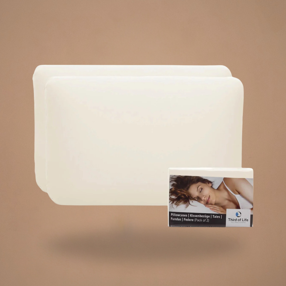 NEKKAR/MIZAR/CLIMAR Baumwoll-Kissenbezug Doppelpack - Third of Life