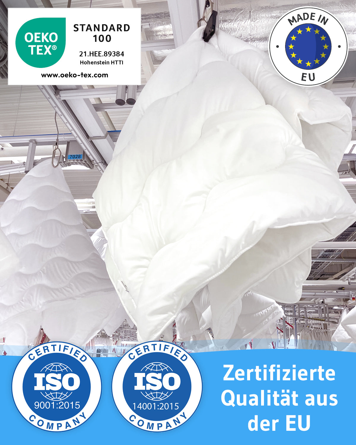 Nachhaltige Ganzjahresdecke VERDA aus 100% recyceltem Material - Third of Life