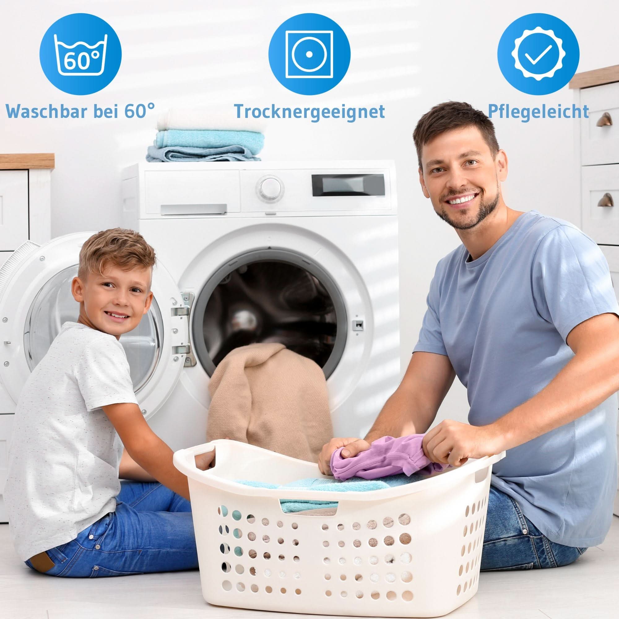 Kindergrößen: Spannbettlaken mit Elasthan BENE faltenfrei und bügelfrei, supersoft und atmungsaktiv - Third of Life