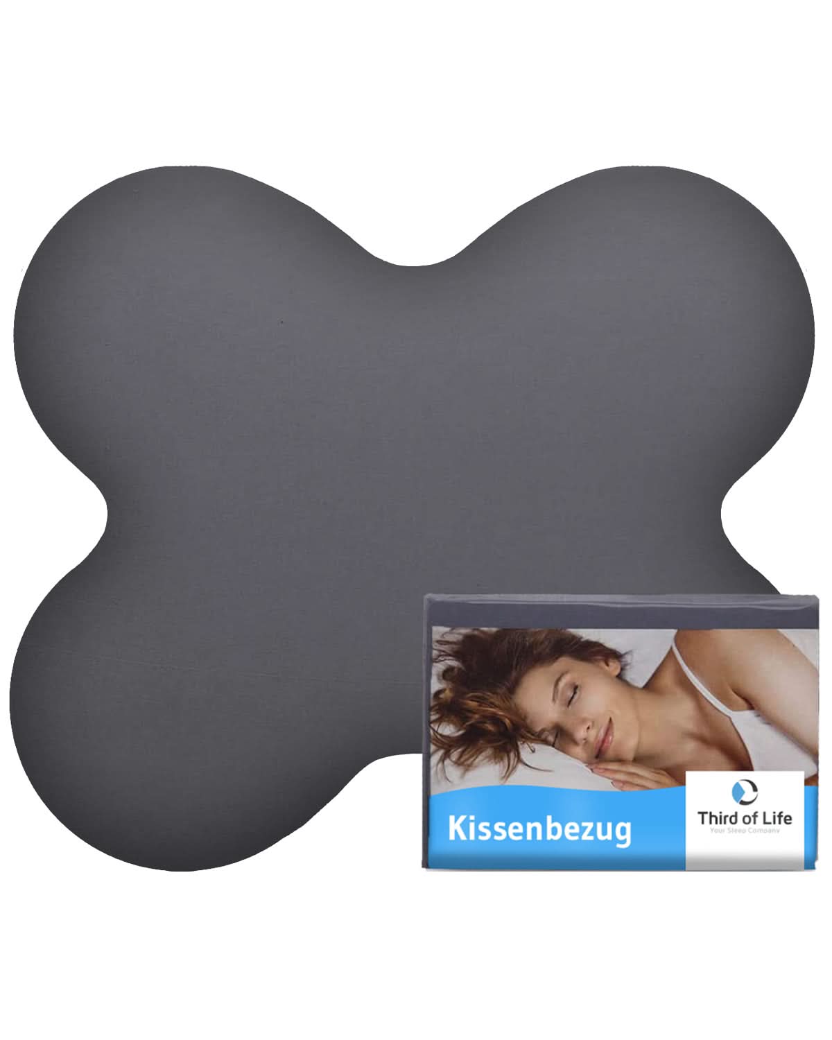 ACAMAR Baumwoll-Kissenbezug Einzelpack - Third of Life