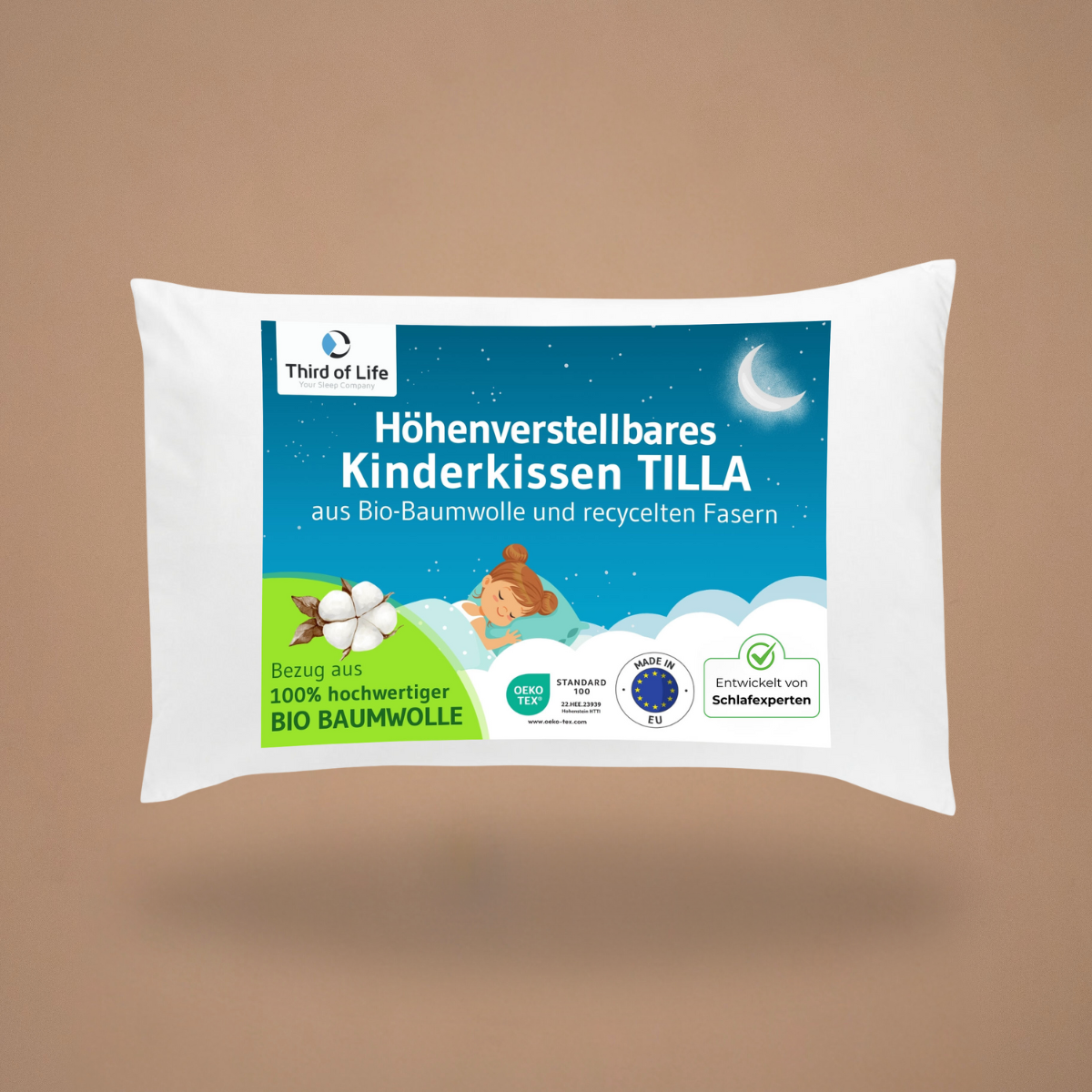 Kinderkissen Tilla 60cm x40cm - Third of Life