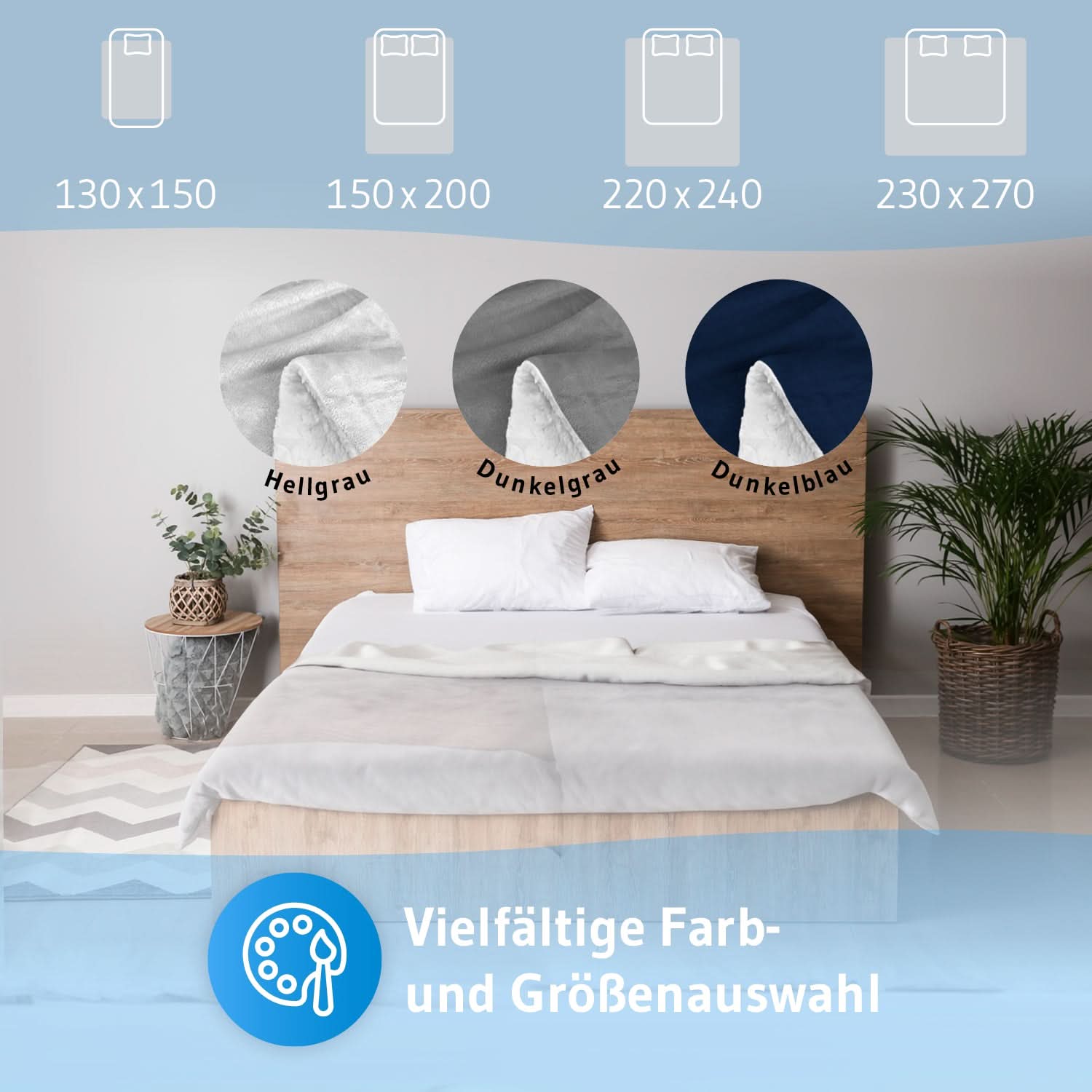 KAMI - Sofa Kuschel-Tagesdecke mit Smartphone Tasche - Third of Life