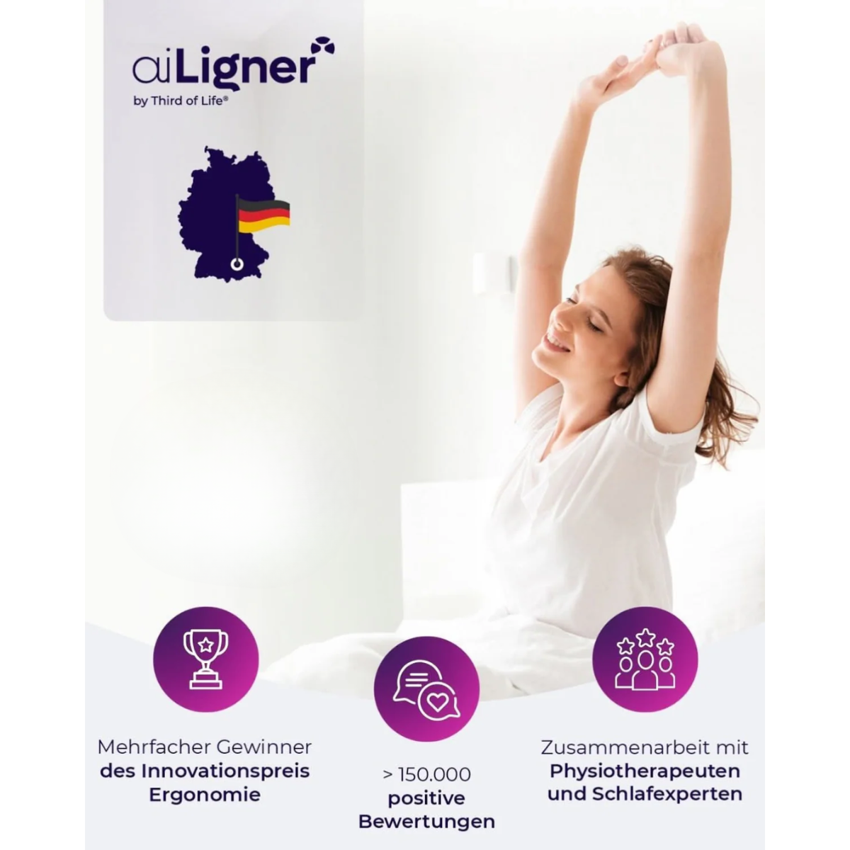 ailigner Baumwoll-Bezug Einzelpack - Third of Life