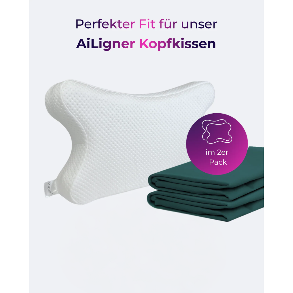 aiLigner Baumwoll Bezug Doppelpack - Third of Life