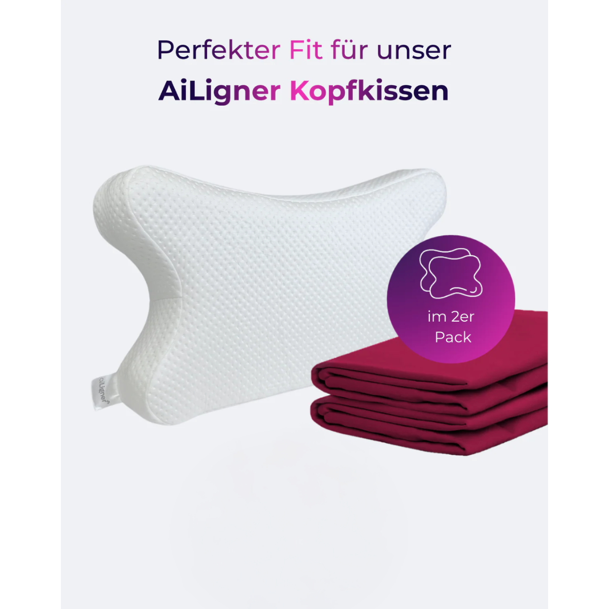 aiLigner Baumwoll Bezug Doppelpack - Third of Life