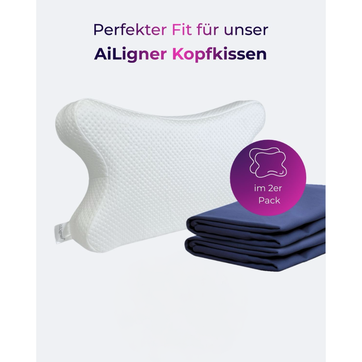 aiLigner Baumwoll Bezug Doppelpack - Third of Life