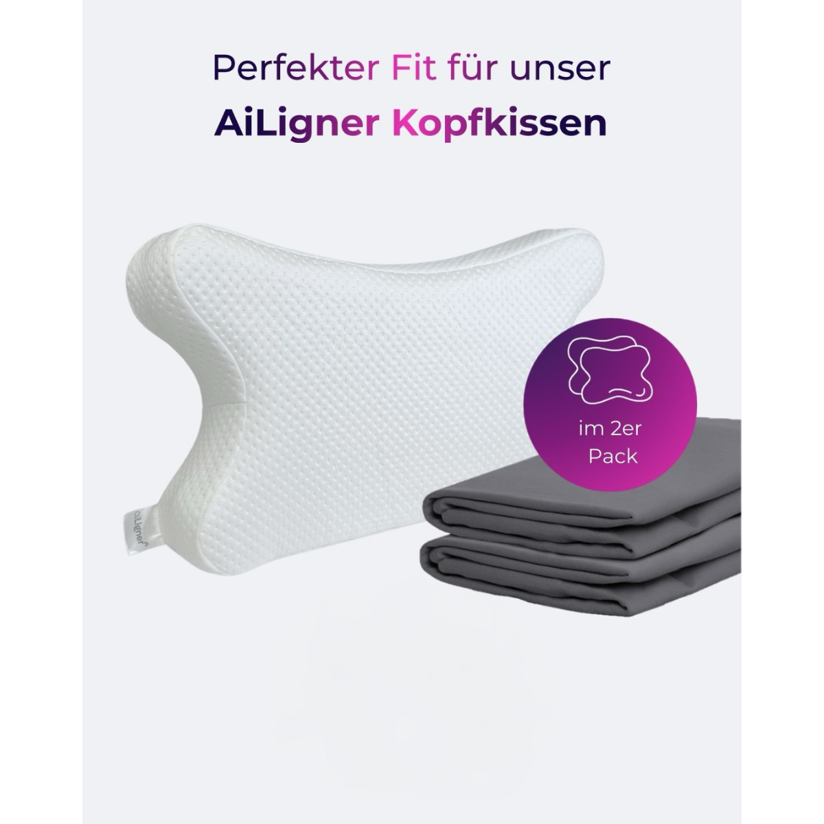 aiLigner Baumwoll Bezug Doppelpack - Third of Life