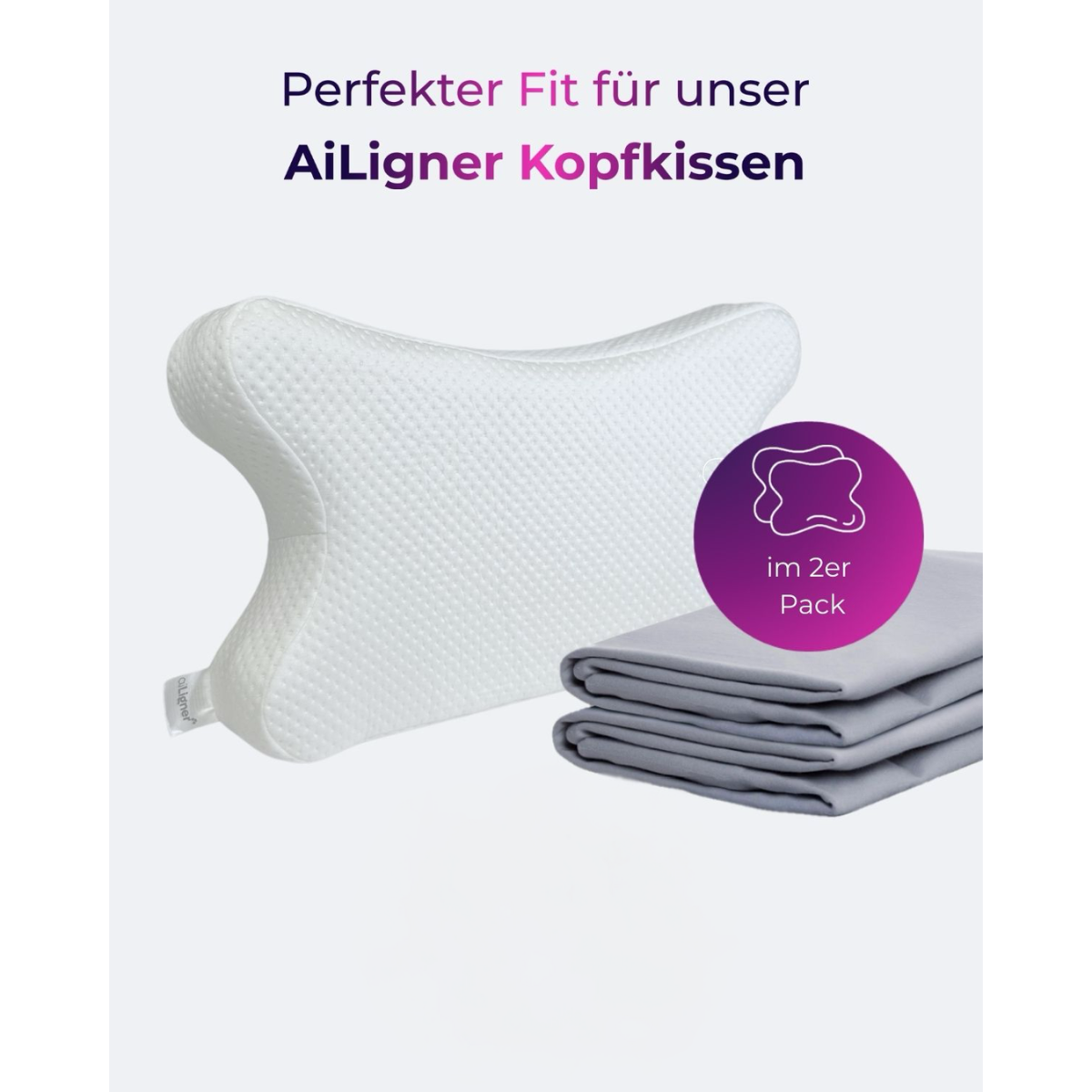 aiLigner Baumwoll Bezug Doppelpack - Third of Life