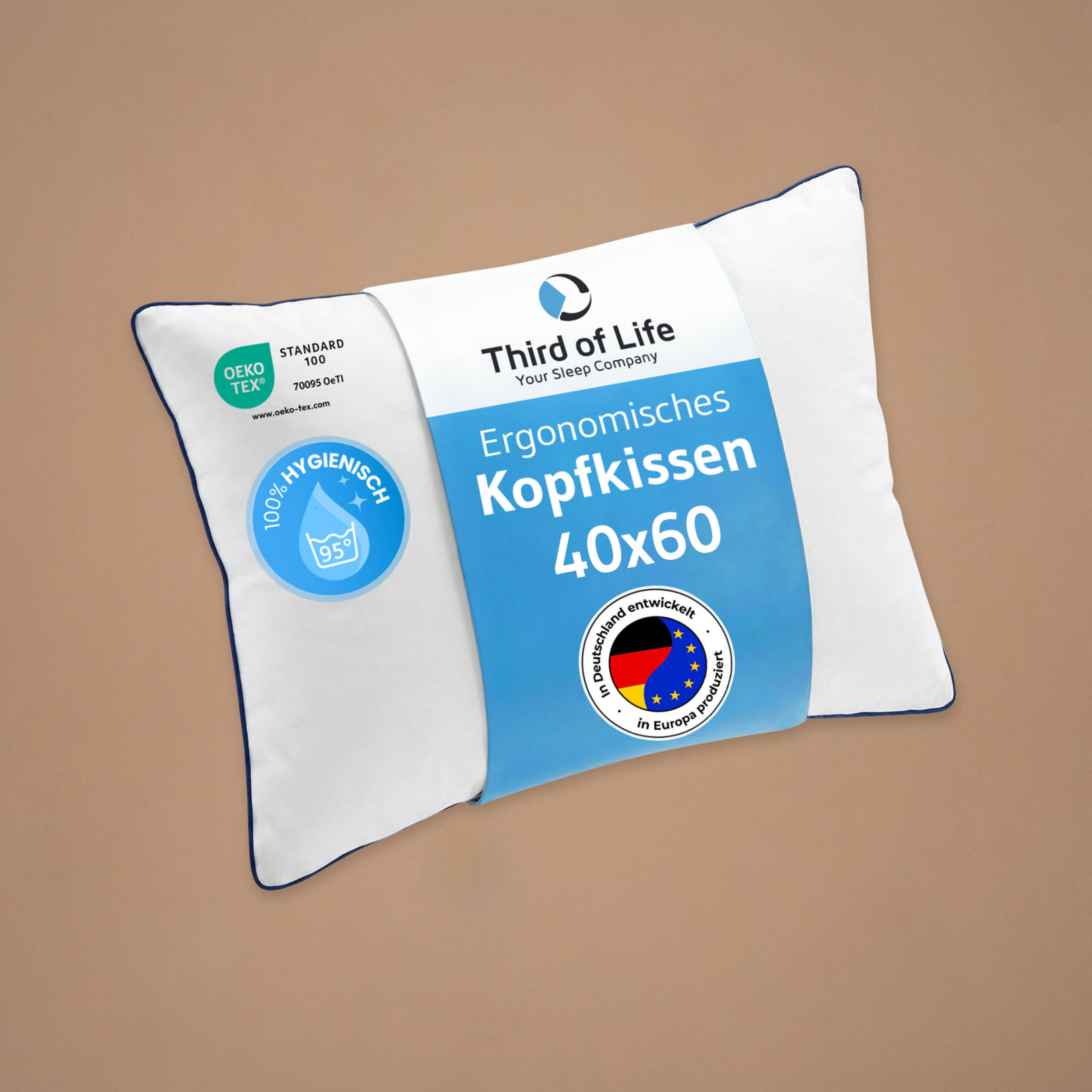 inSpiro Kopfkissen mit Duo-Hohlfasertechnologie - Third of Life