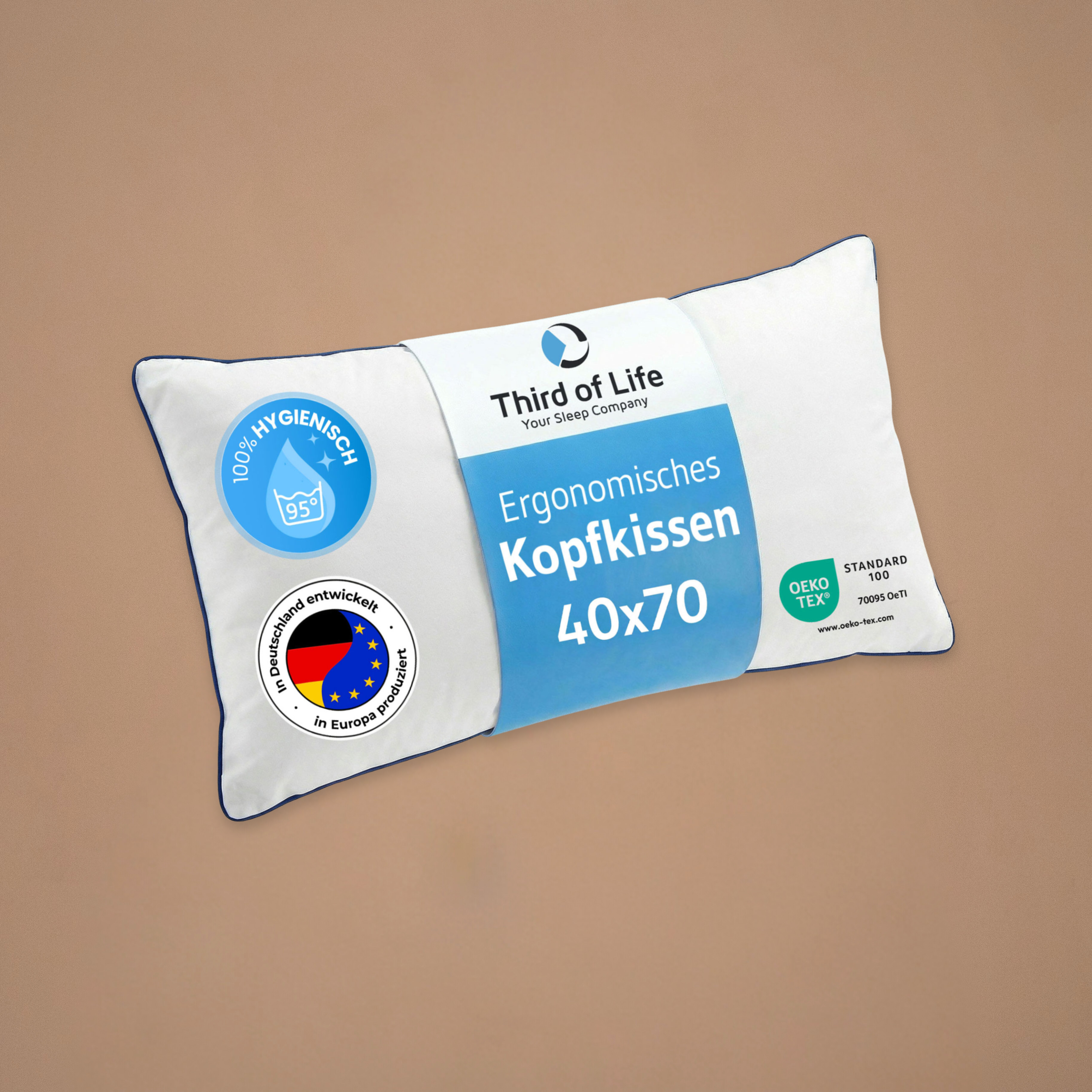 inSpiro Kopfkissen mit Duo-Hohlfasertechnologie - Third of Life