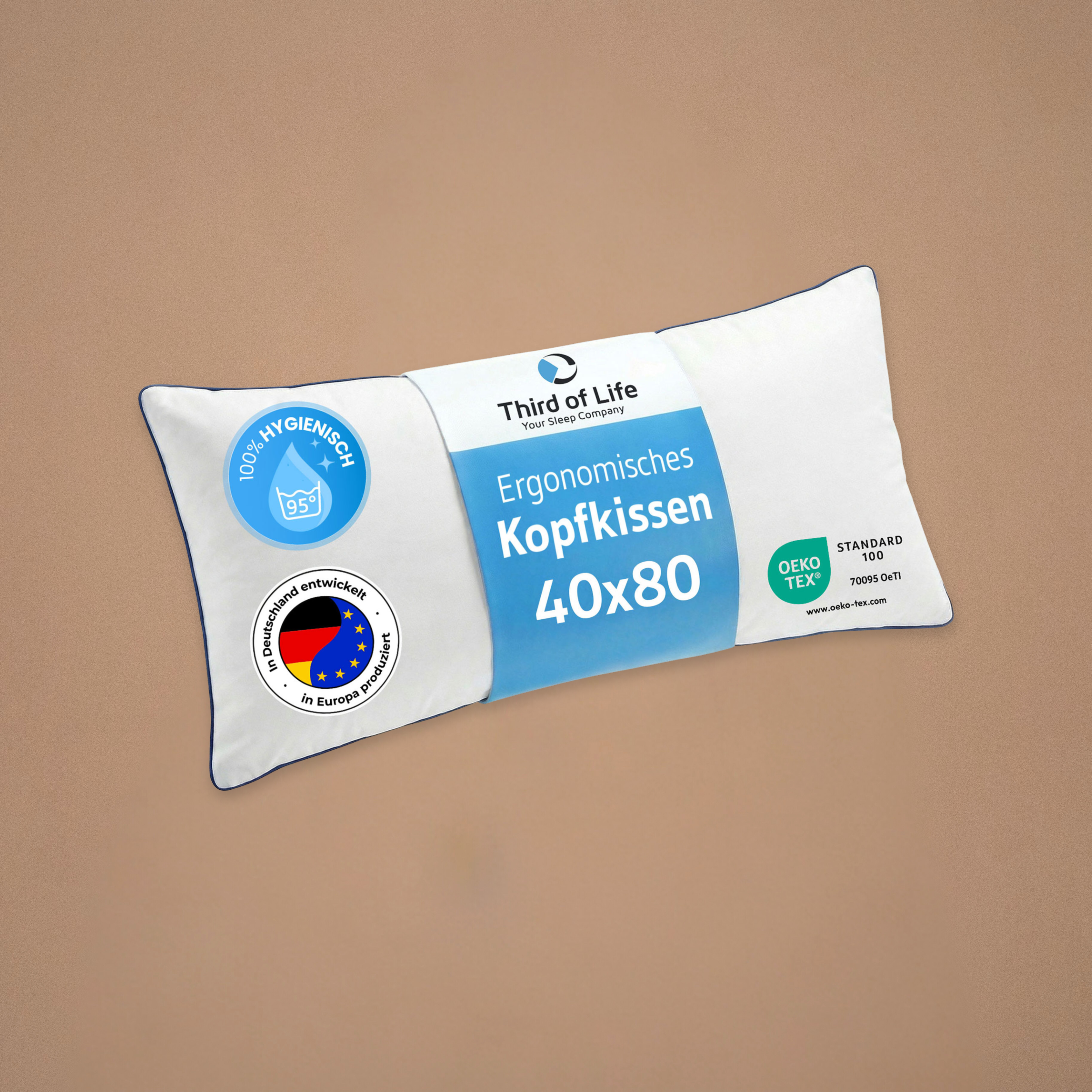 inSpiro Kopfkissen mit Duo-Hohlfasertechnologie - Third of Life