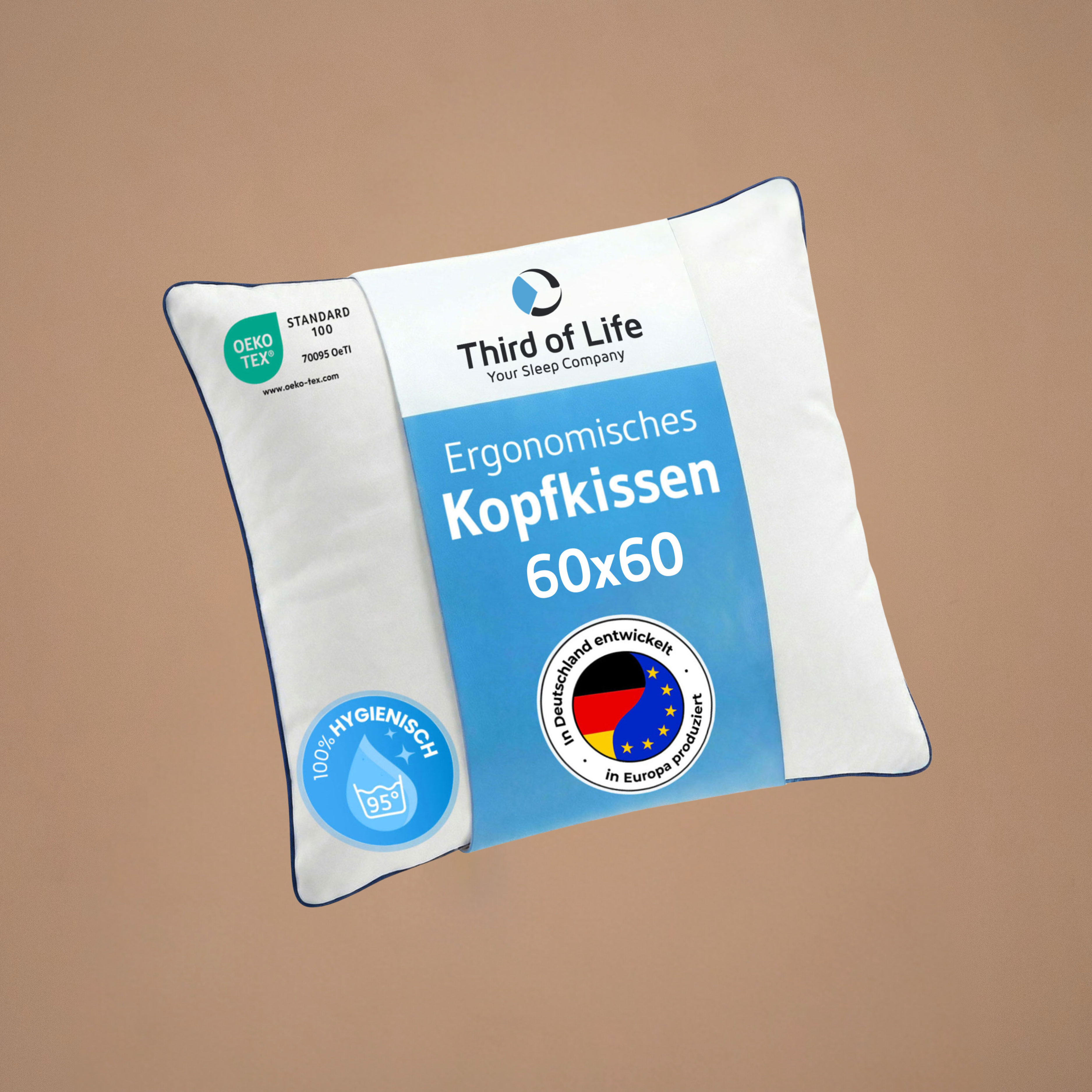 inSpiro Kopfkissen mit Duo-Hohlfasertechnologie - Third of Life