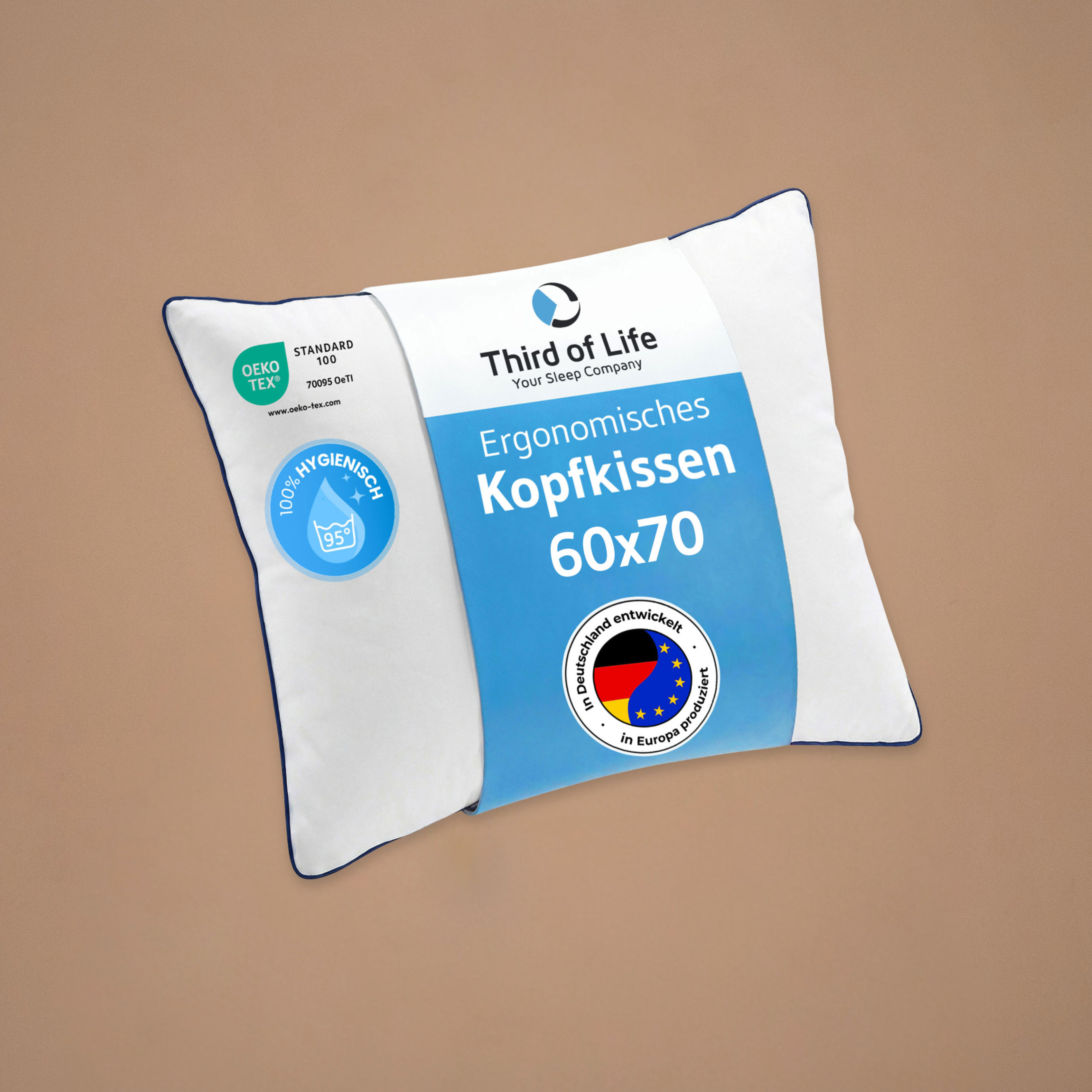 inSpiro Kopfkissen mit Duo-Hohlfasertechnologie - Third of Life