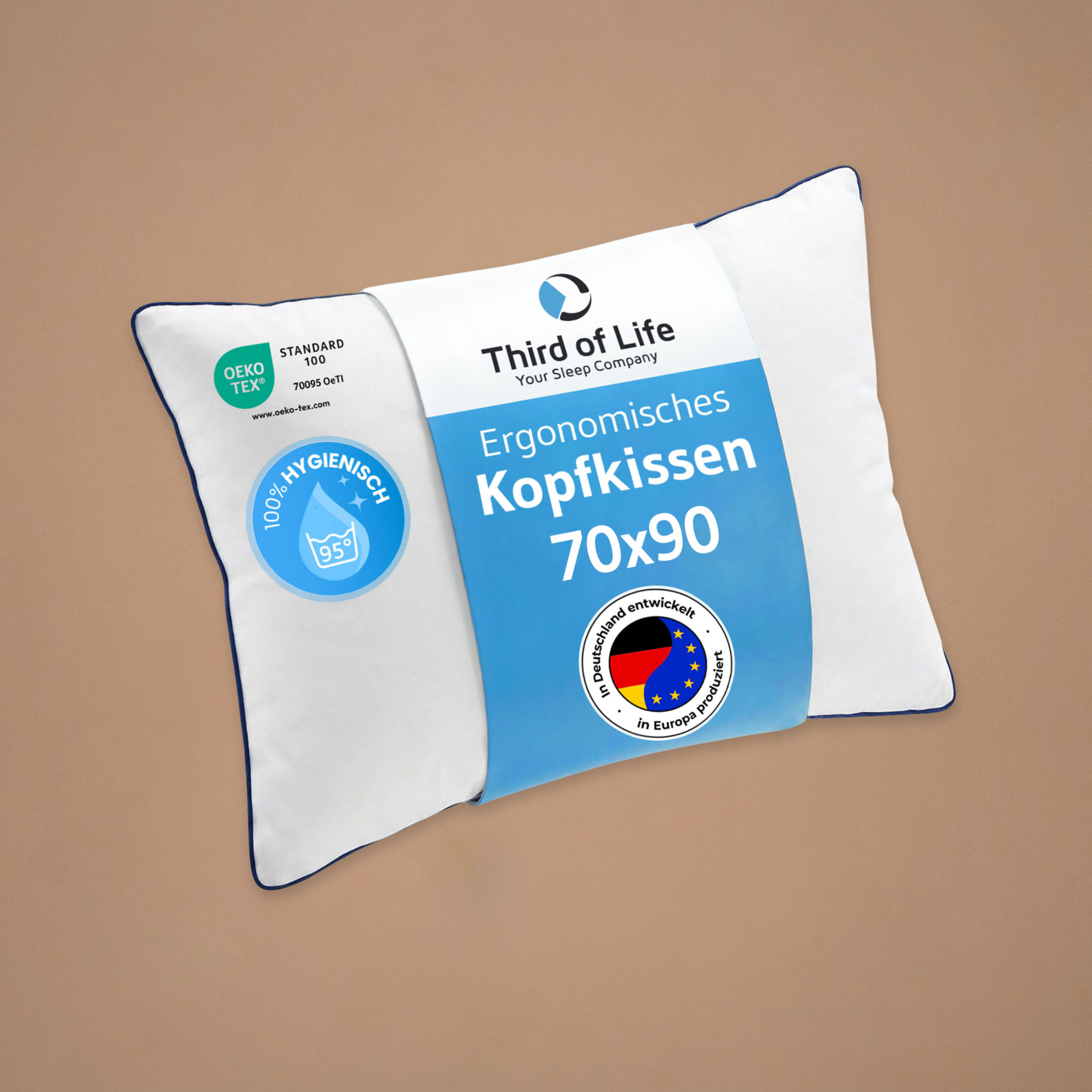 inSpiro Kopfkissen mit Duo-Hohlfasertechnologie - Third of Life