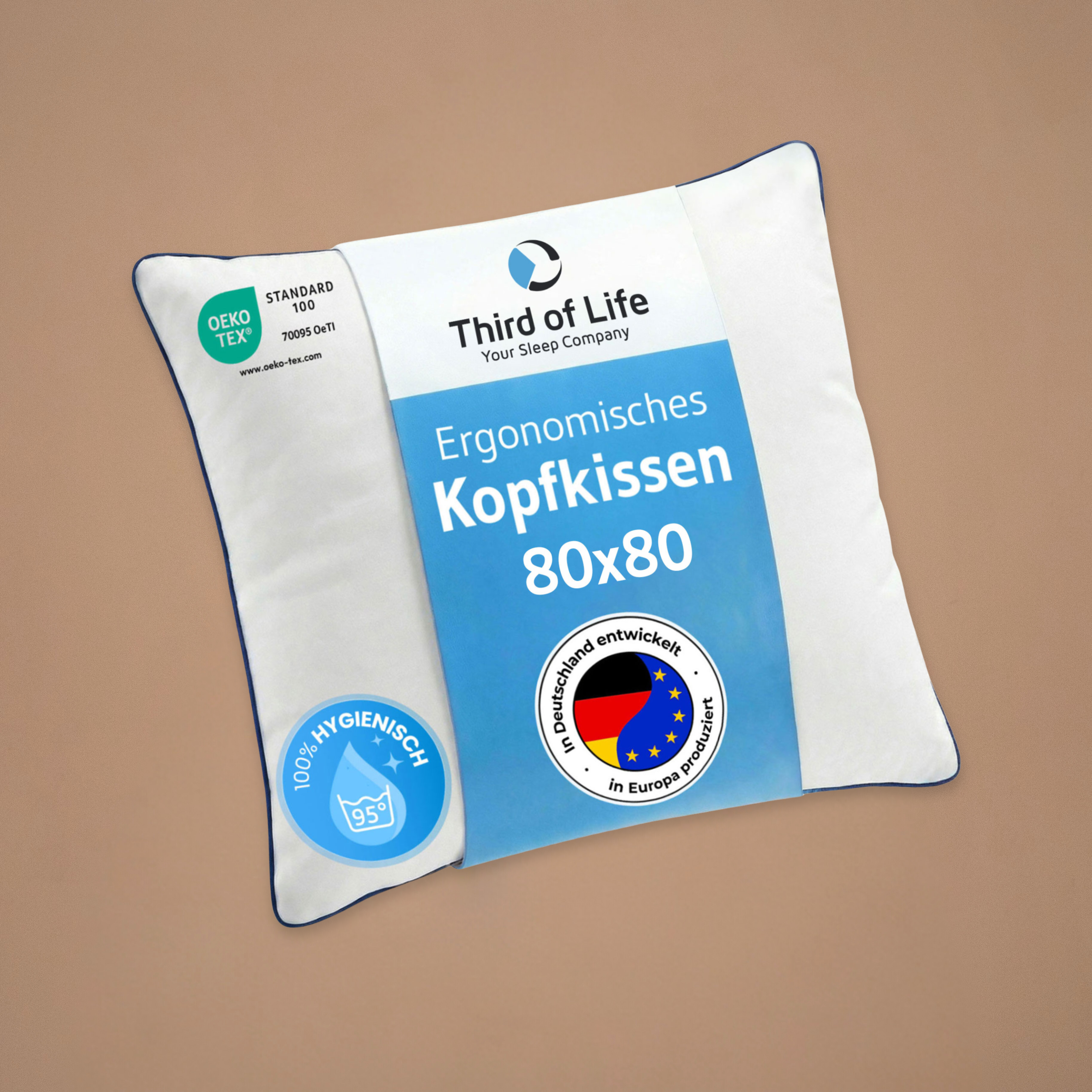 inSpiro Kopfkissen mit Duo-Hohlfasertechnologie - Third of Life