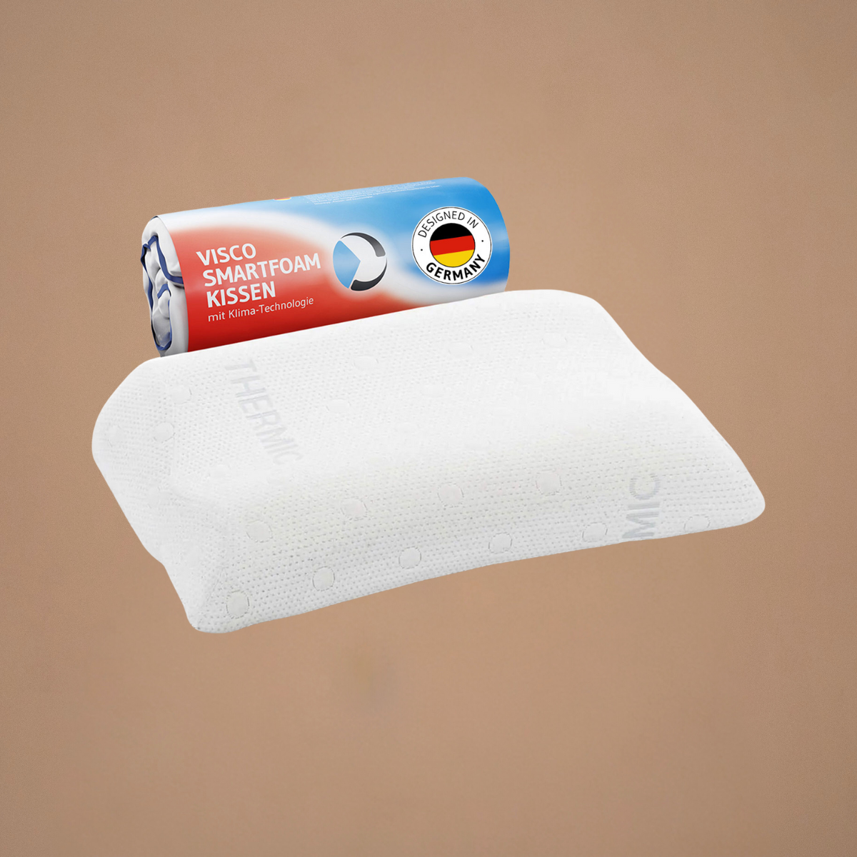 MATAR Nackenstützkissen mit Nackenwelle, höhenverstellbar aus Visco Schaum - Third of Life