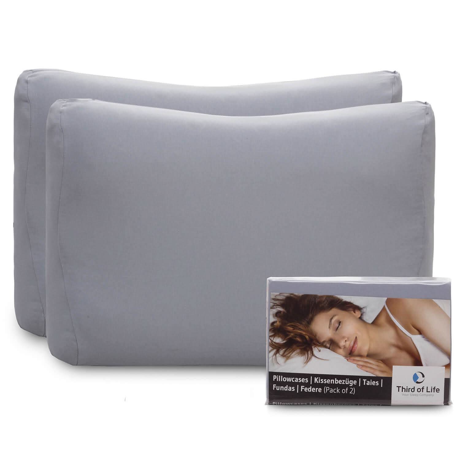 MATAR Baumwoll-Kissenbezug Doppelpack - Third of Life