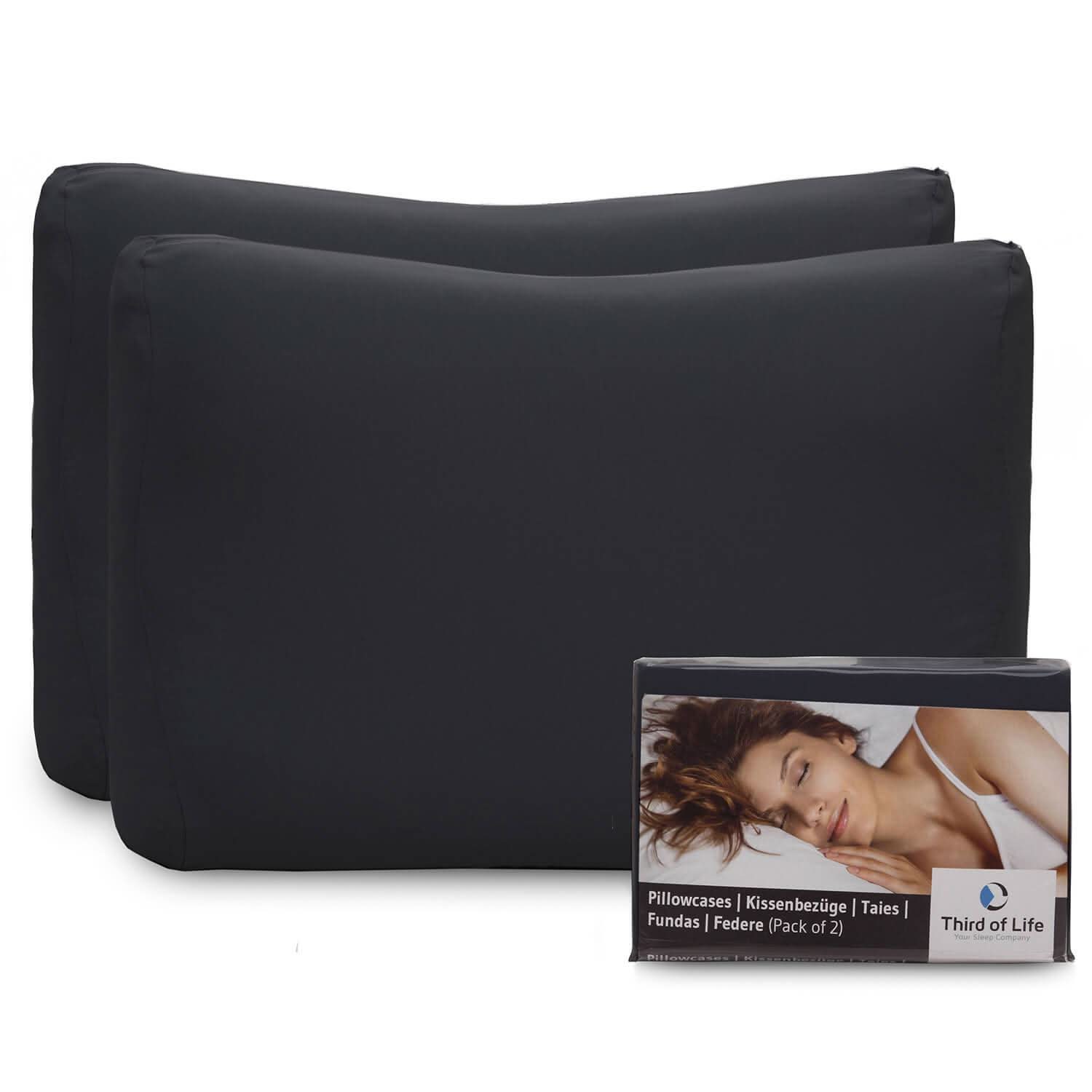 MATAR Baumwoll-Kissenbezug Doppelpack - Third of Life