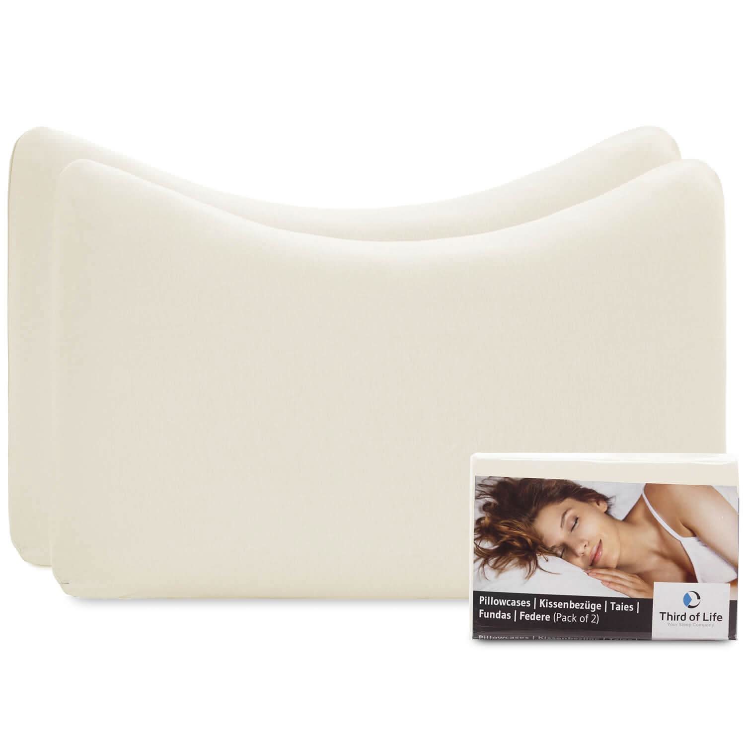 EnergyON/VITAL ice/LUNA Baumwoll-Kissenbezug Doppelpack - Third of Life