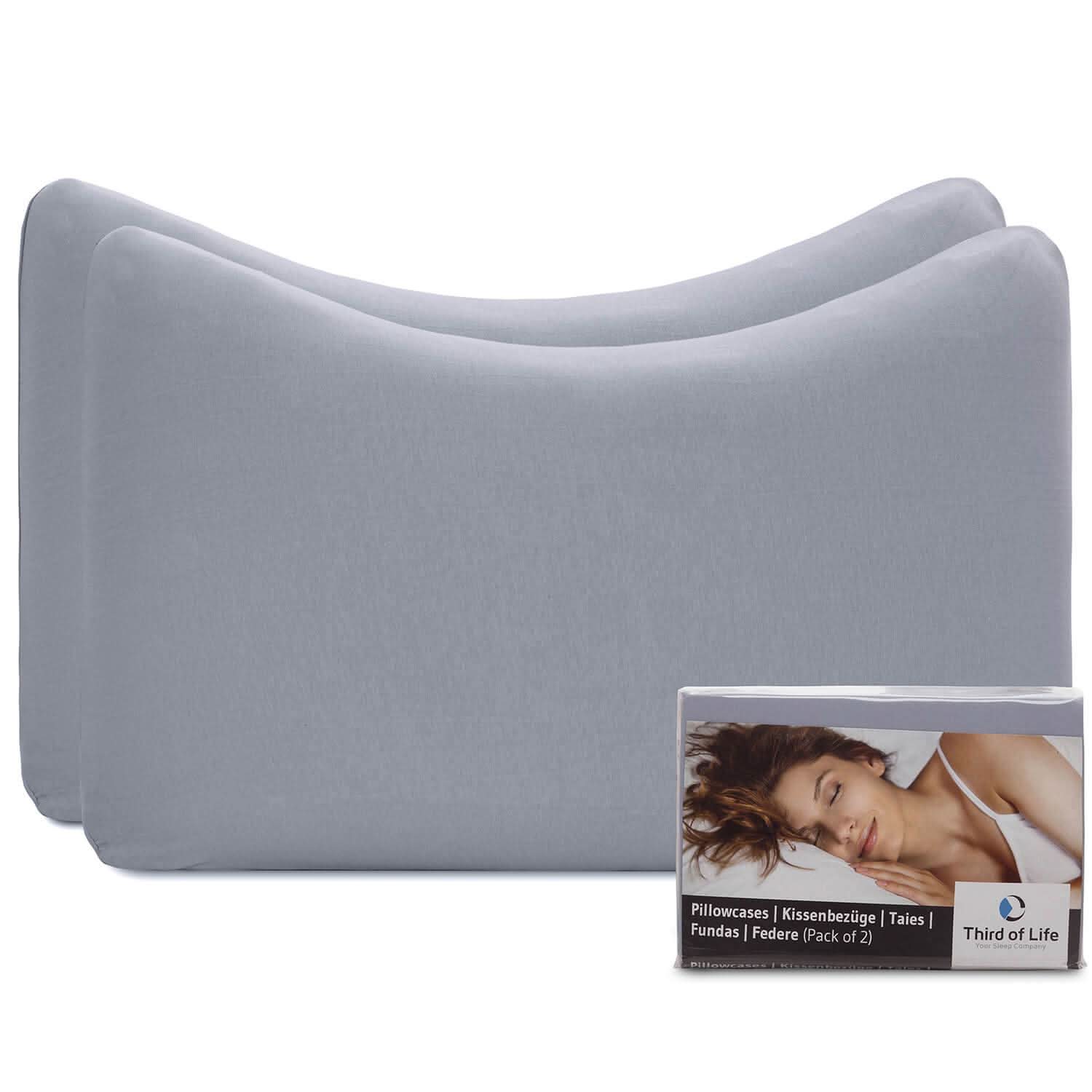 EnergyON/VITAL ice/LUNA Baumwoll-Kissenbezug Doppelpack - Third of Life