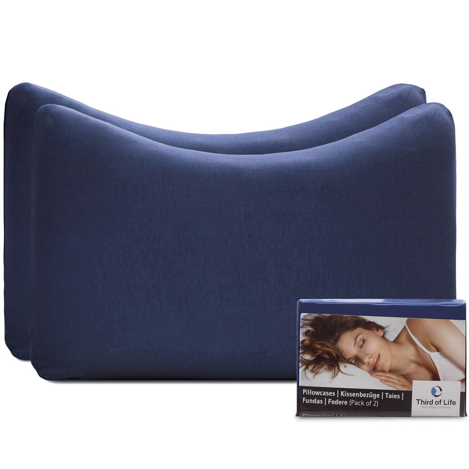 EnergyON/VITAL ice/LUNA Baumwoll-Kissenbezug Doppelpack - Third of Life