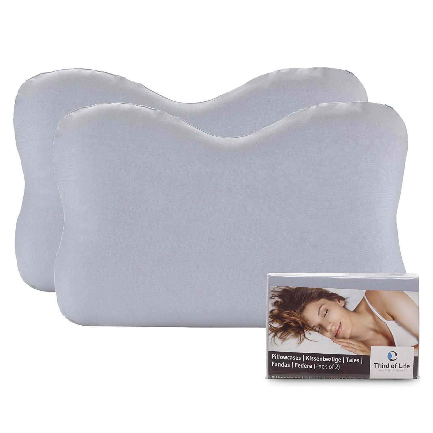 re-charge Baumwoll-Kissenbezug Doppelpack - Third of Life