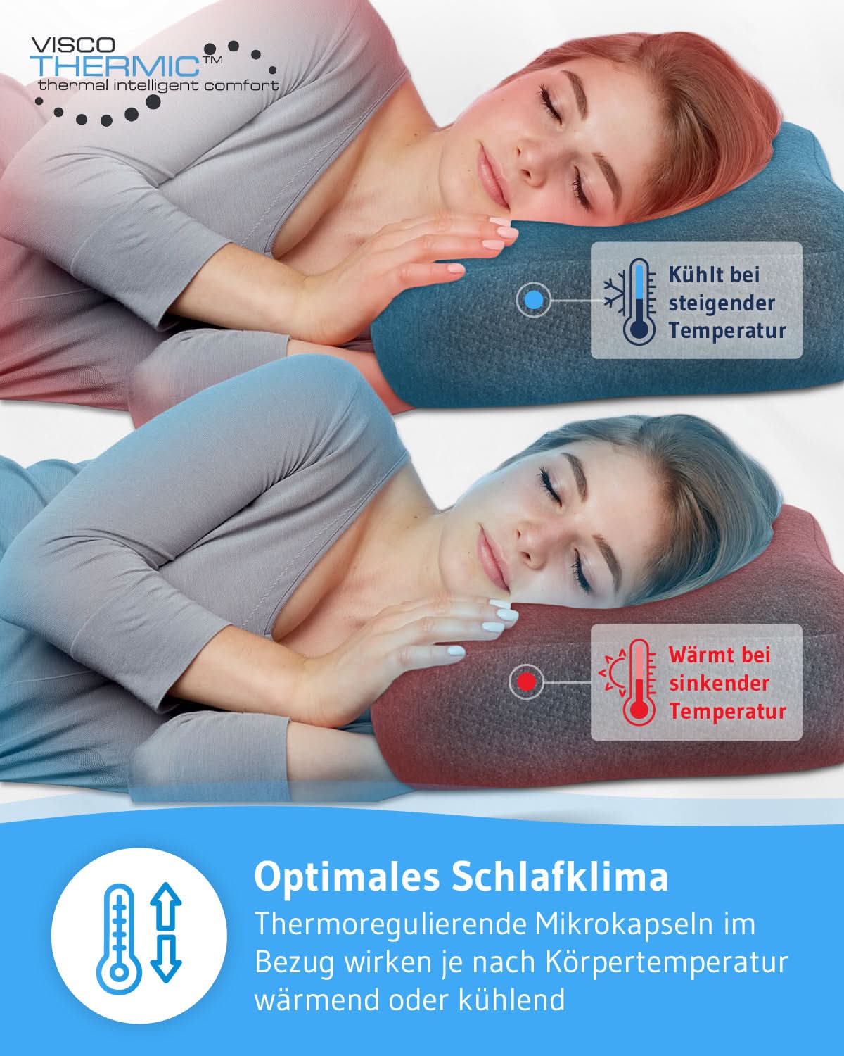 Nackenkissen ReCharge mit Bambus-Aktivkohle Viskoschaum - Third of Life