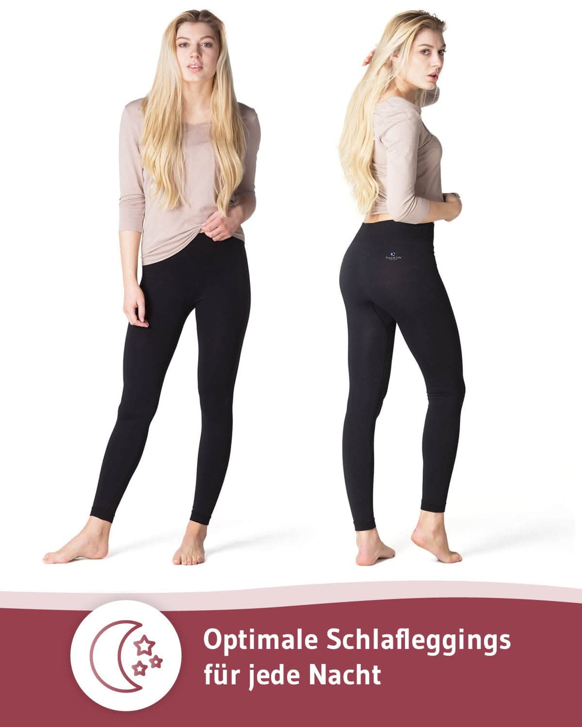 ALHENA Schlafleggings Anti Cellulite Damen - Third of Life