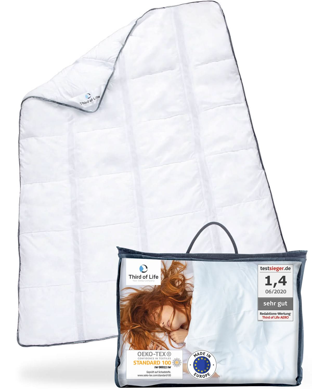 AERO ActiveClima Sommerdecke mit innovativer VentiFIll®-Technologie - Third of Life