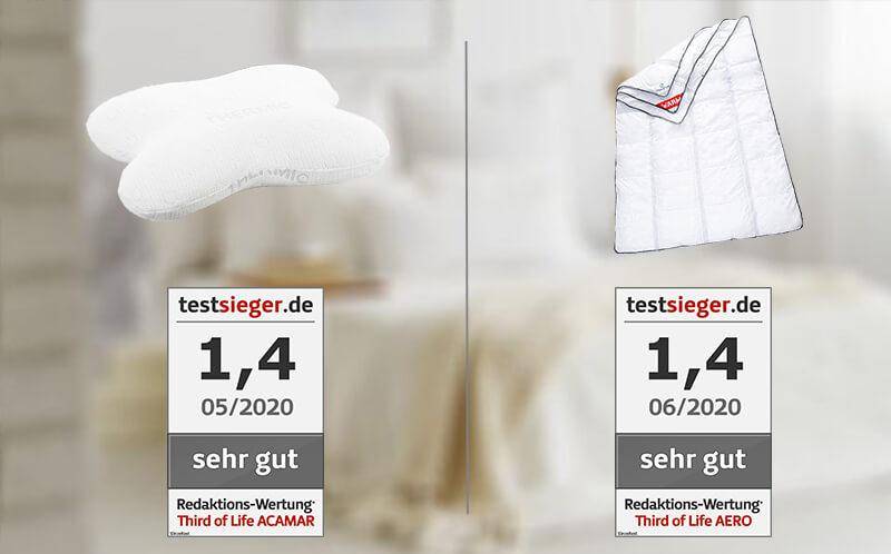 Die Third of Life Produkte sind Testsieger