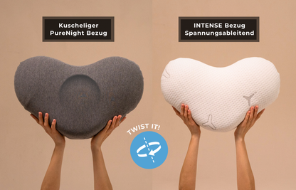 TWIST Kissen für Seitenschläfer (auch für Unterwegs) - Third of Life