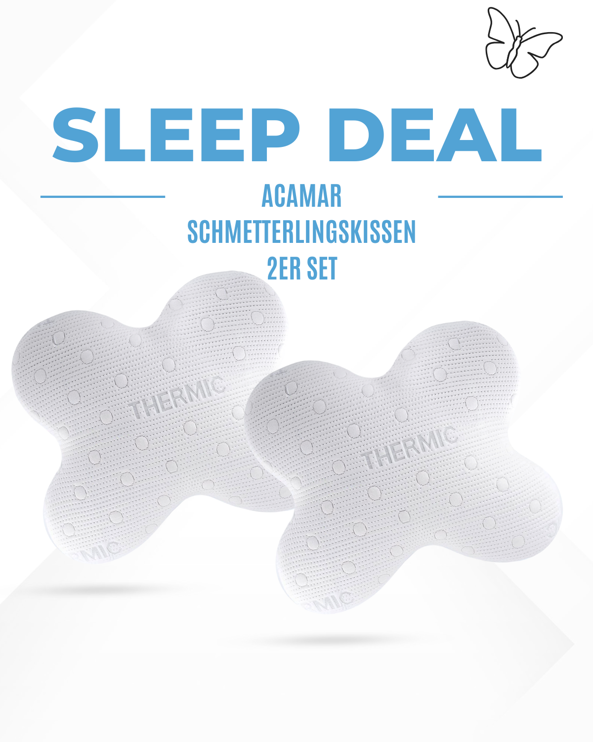 ACAMAR Schmetterlingskissen 2er Set - Third of Life