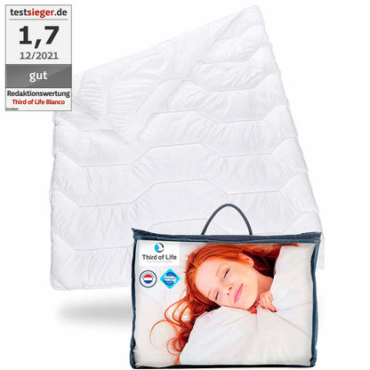 BLANCO Ganzjahres-Bettdecke für Allergiker mit Sanitized®-Schutz - Third of Life