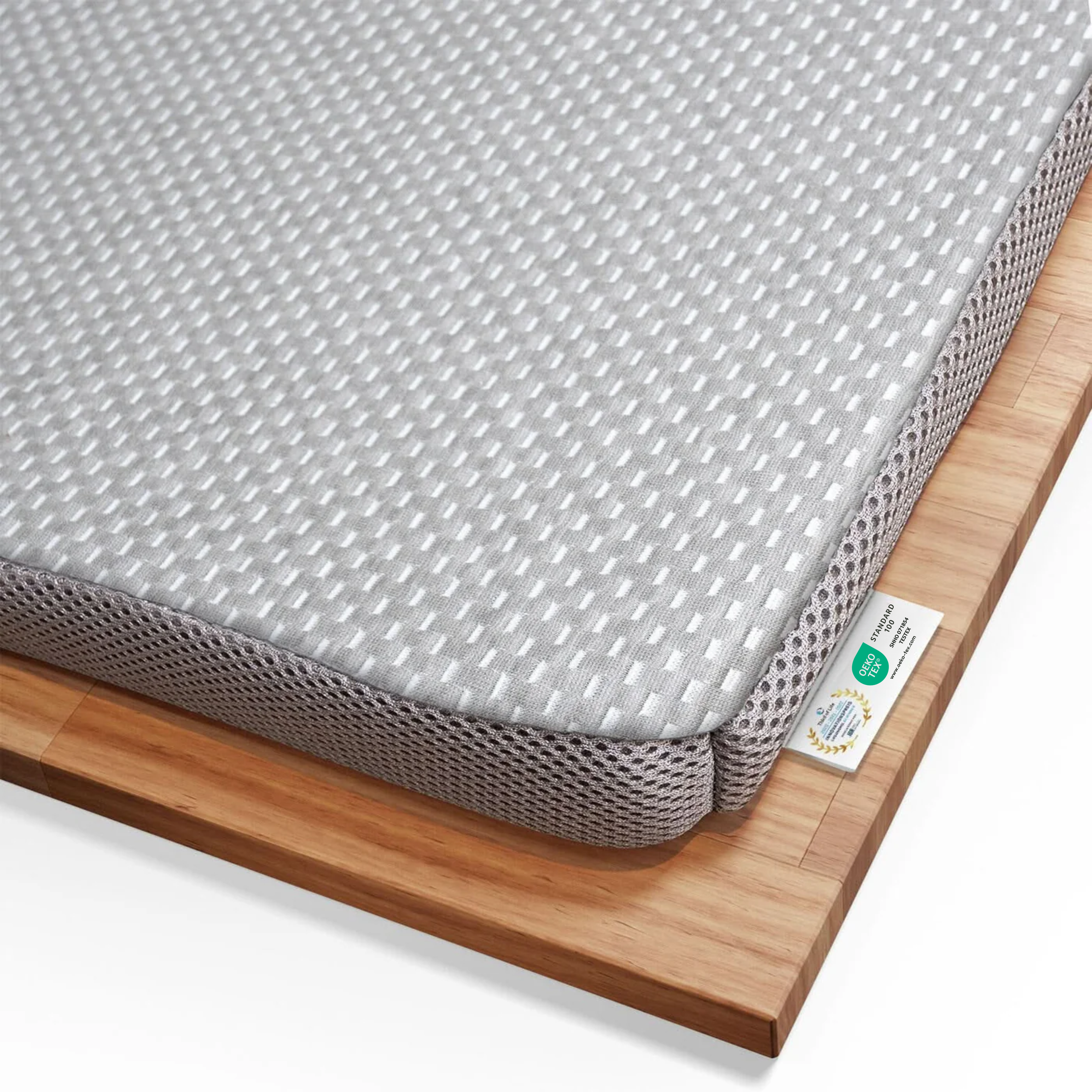 Topper RenewON - Ergonomische Matratzentopper aus Memory-Schaum mit Anti-Statischer & Anti-Bakterieller Graphene-Bezug